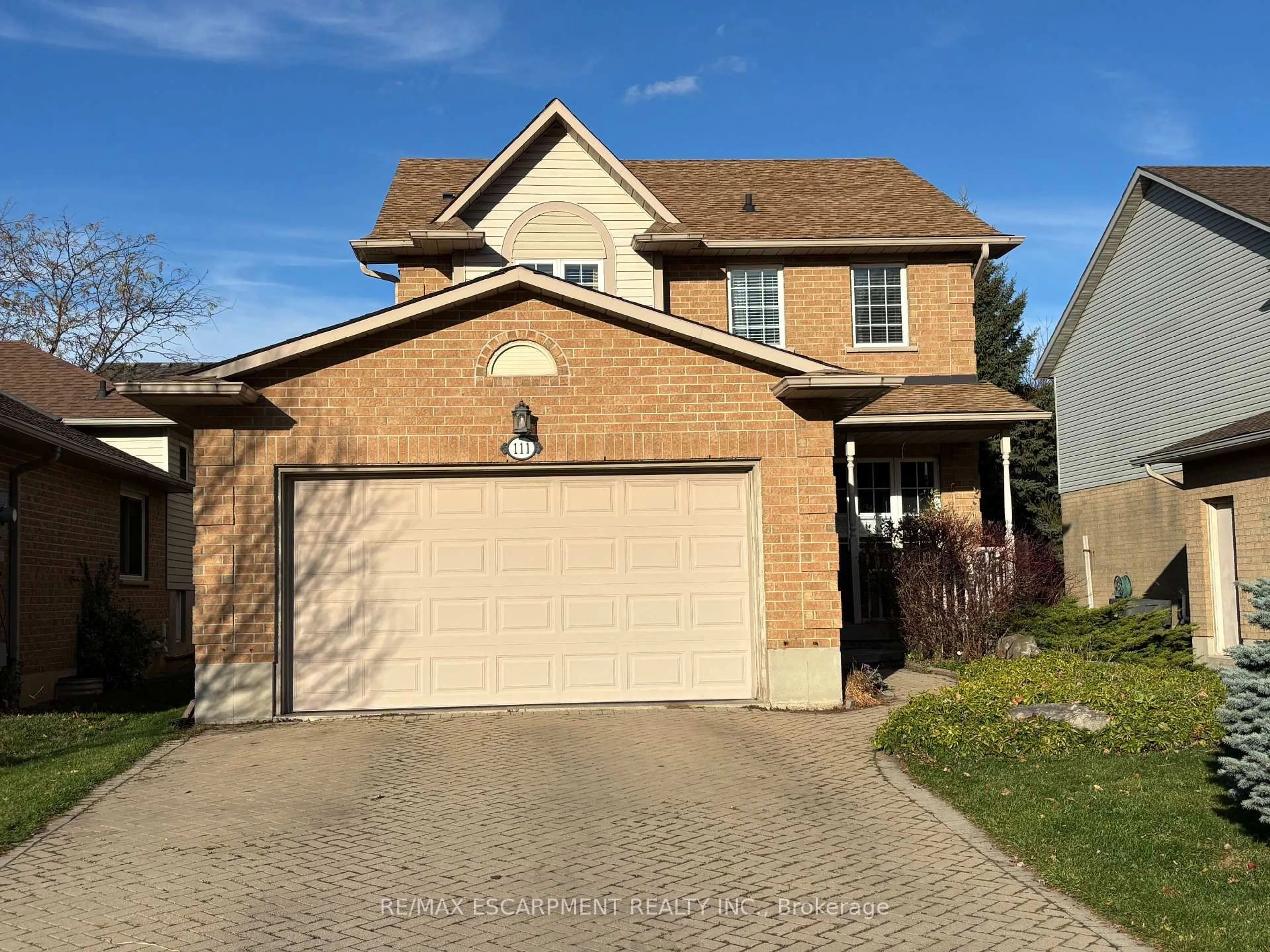 Home with brick exterior material, street for 111 Duncairn Cres, Hamilton Ontario L9C 6E9