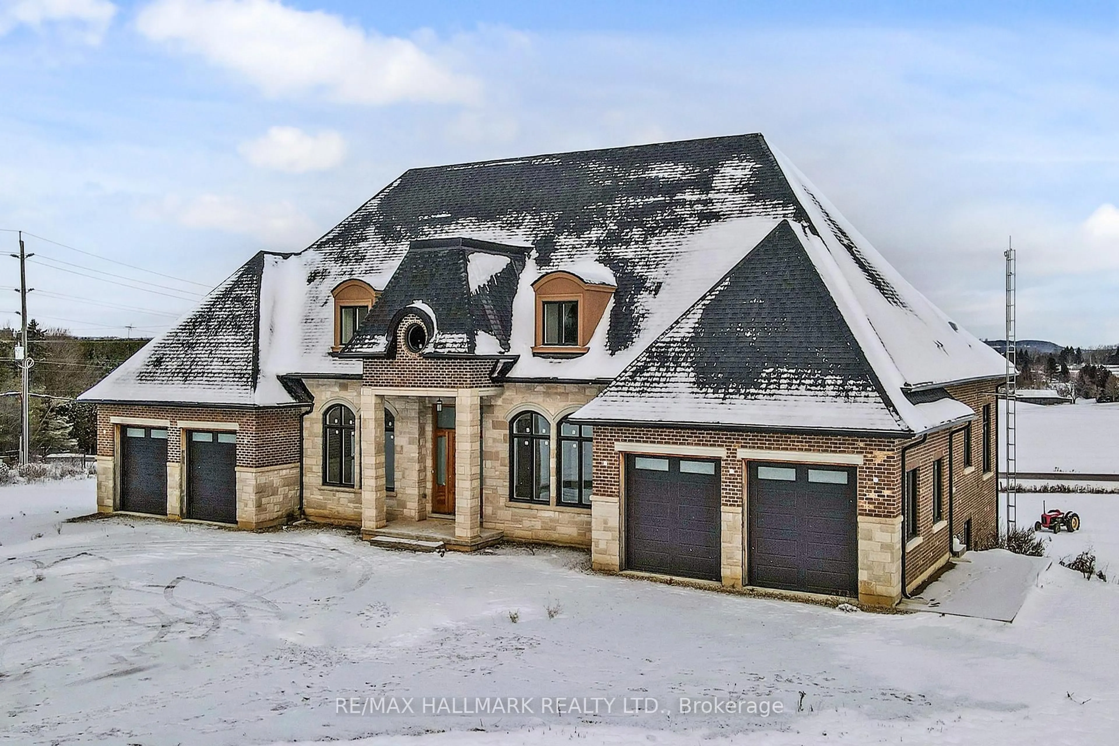 Home with brick exterior material, street for 753281 2nd Line Concession, Mono Ontario L9W 2Z1