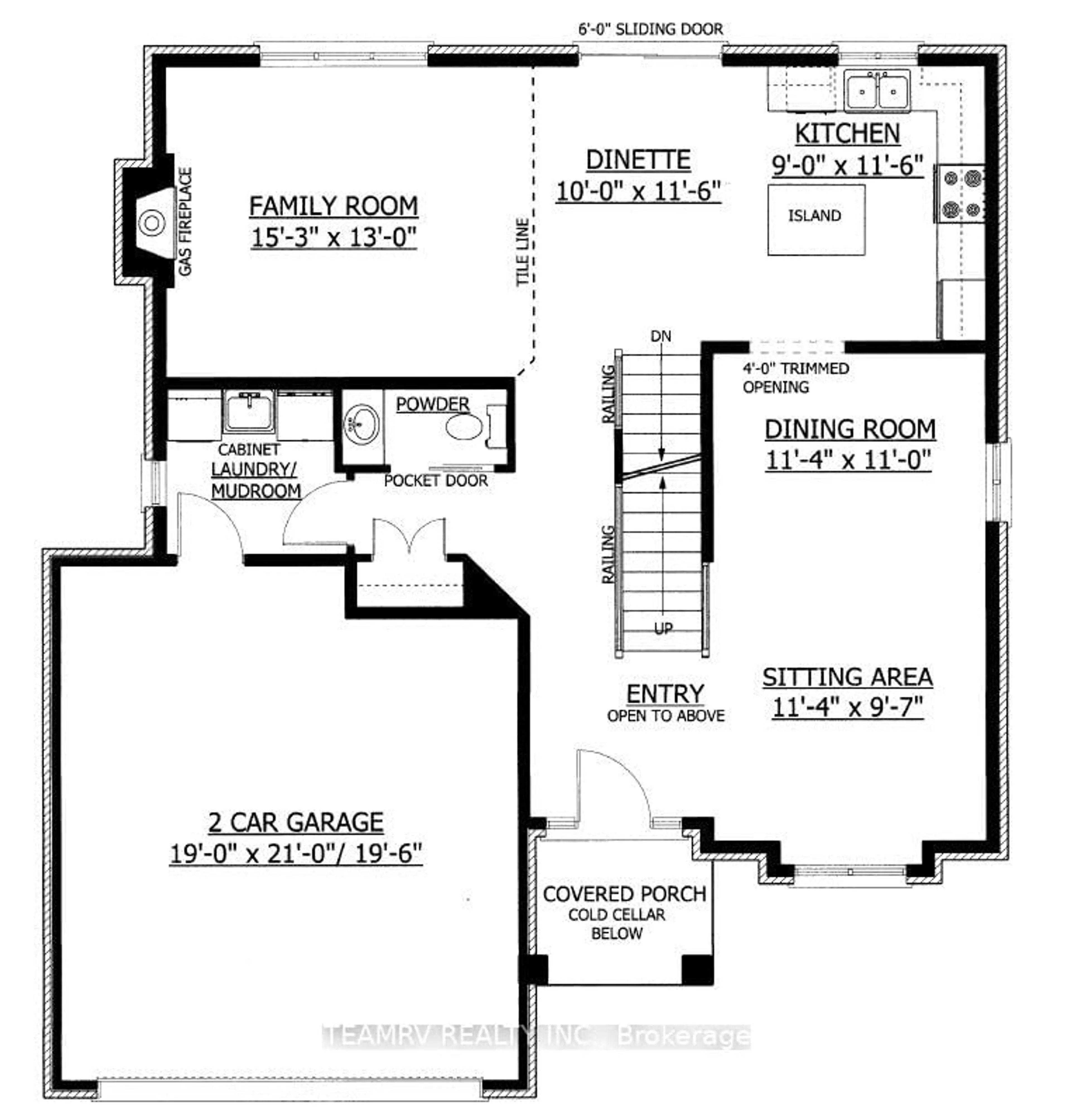 Floor plan for 19 DARROW Dr, Tillsonburg Ontario N4G 1C4