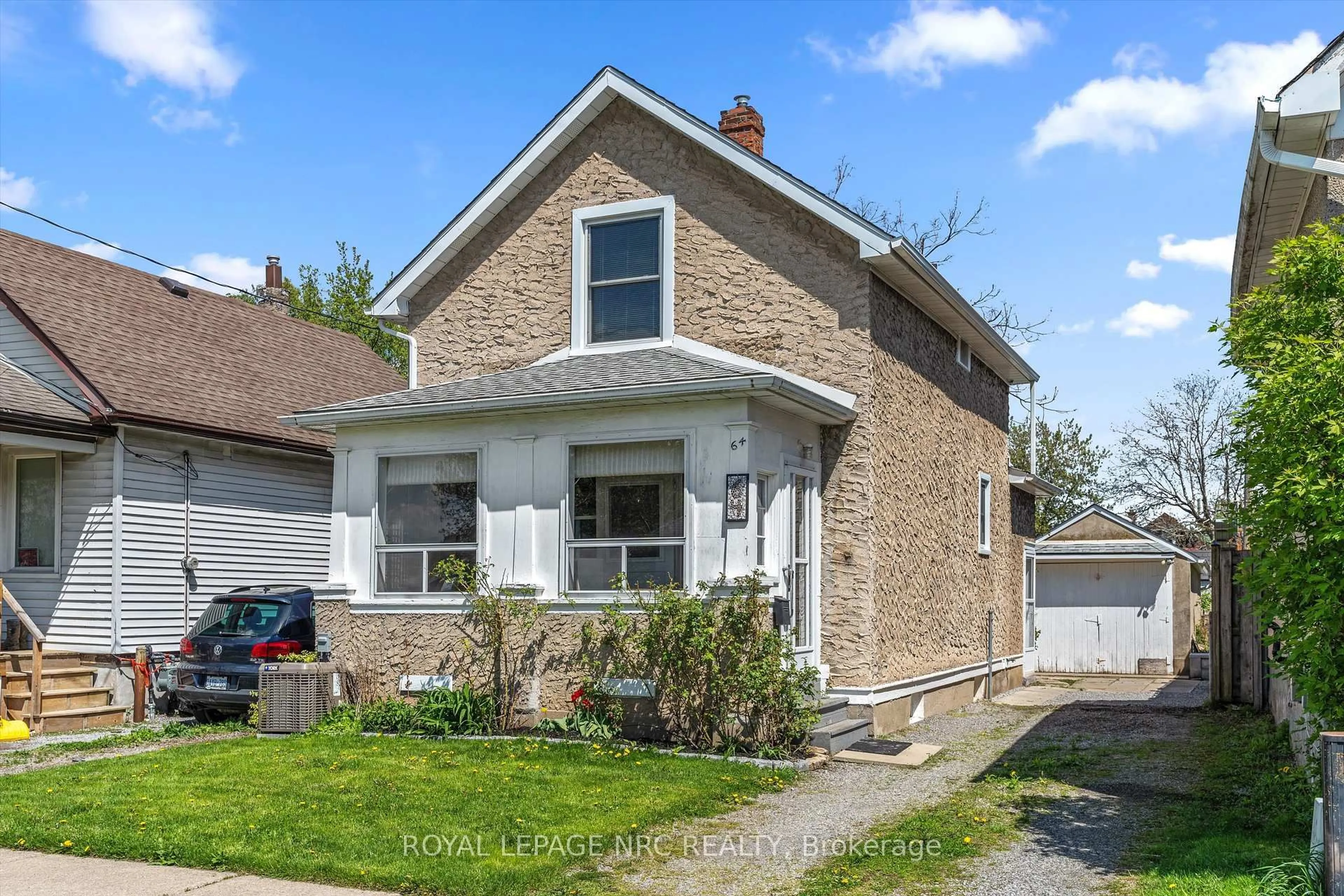 Home with brick exterior material, street for 64 Haynes Ave, St. Catharines Ontario L2R 3Z3