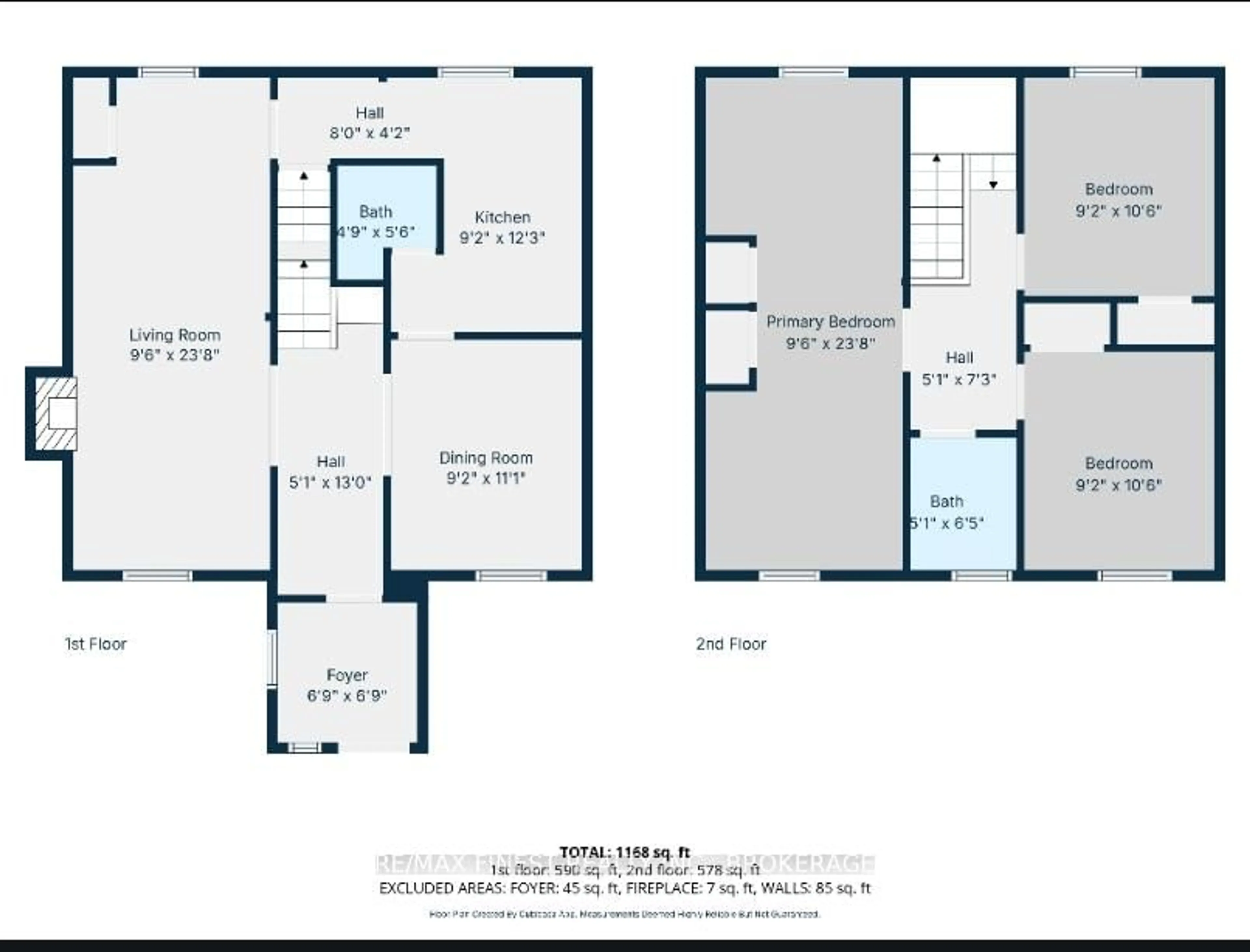 Floor plan for 71 Rideau St, Kingston Ontario K7K 2Z8
