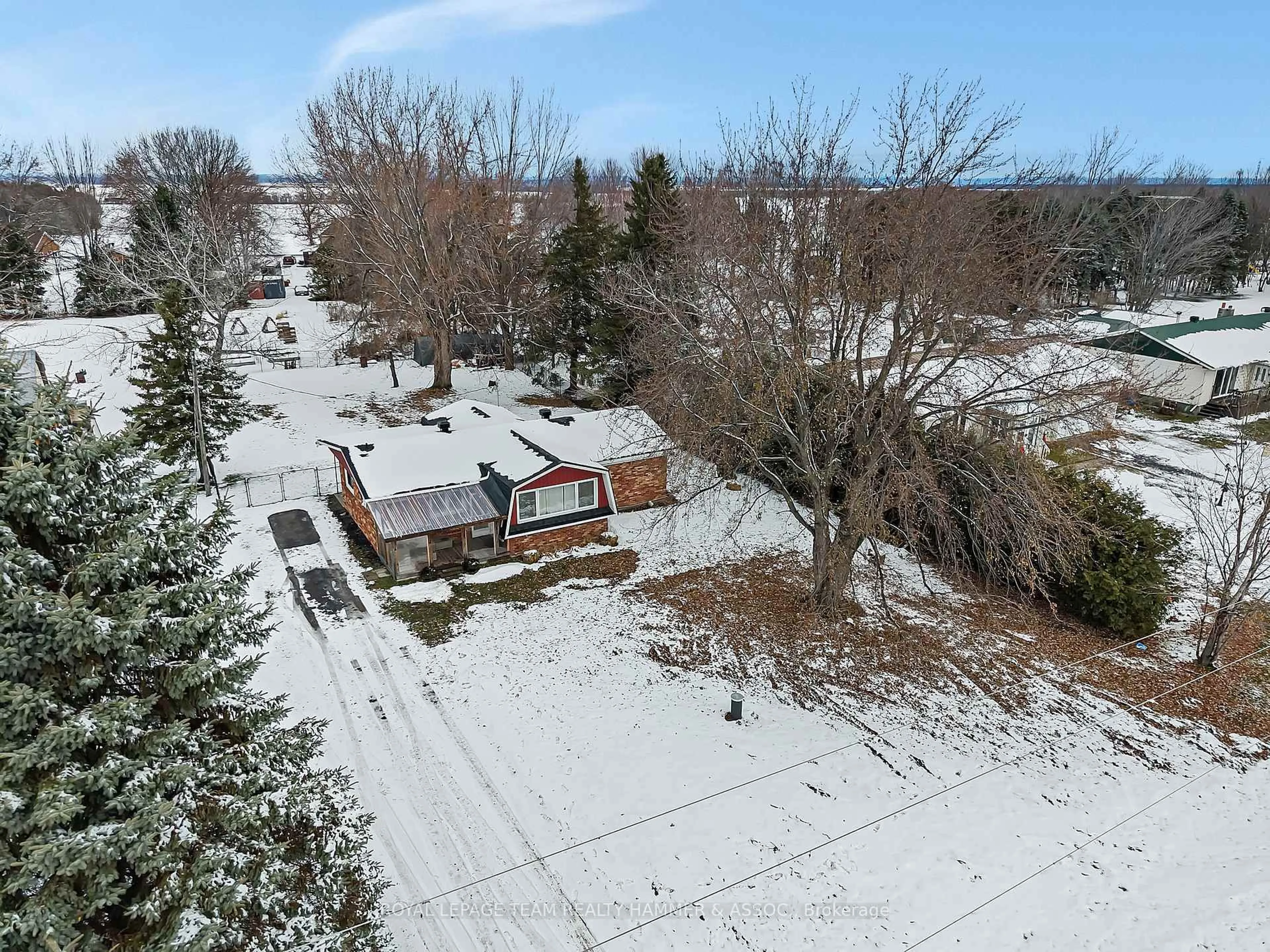 A pic from outside/outdoor area/front of a property/back of a property/a pic from drone, unknown for 4691 County Rd 10, The Nation Ontario K7S 3G9