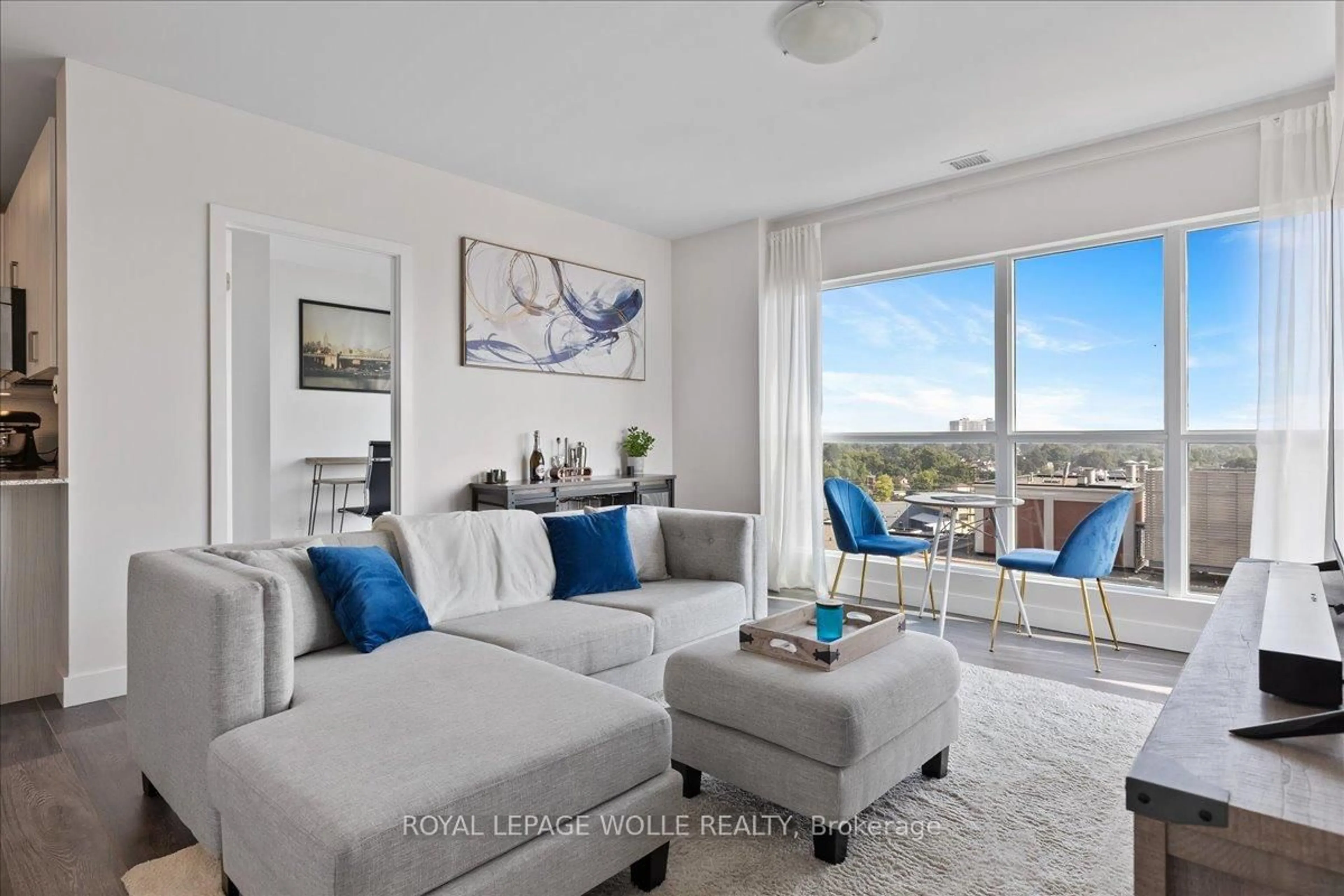 Living room with furniture, unknown for 1 Victoria St #1113, Kitchener Ontario N2G 0B5