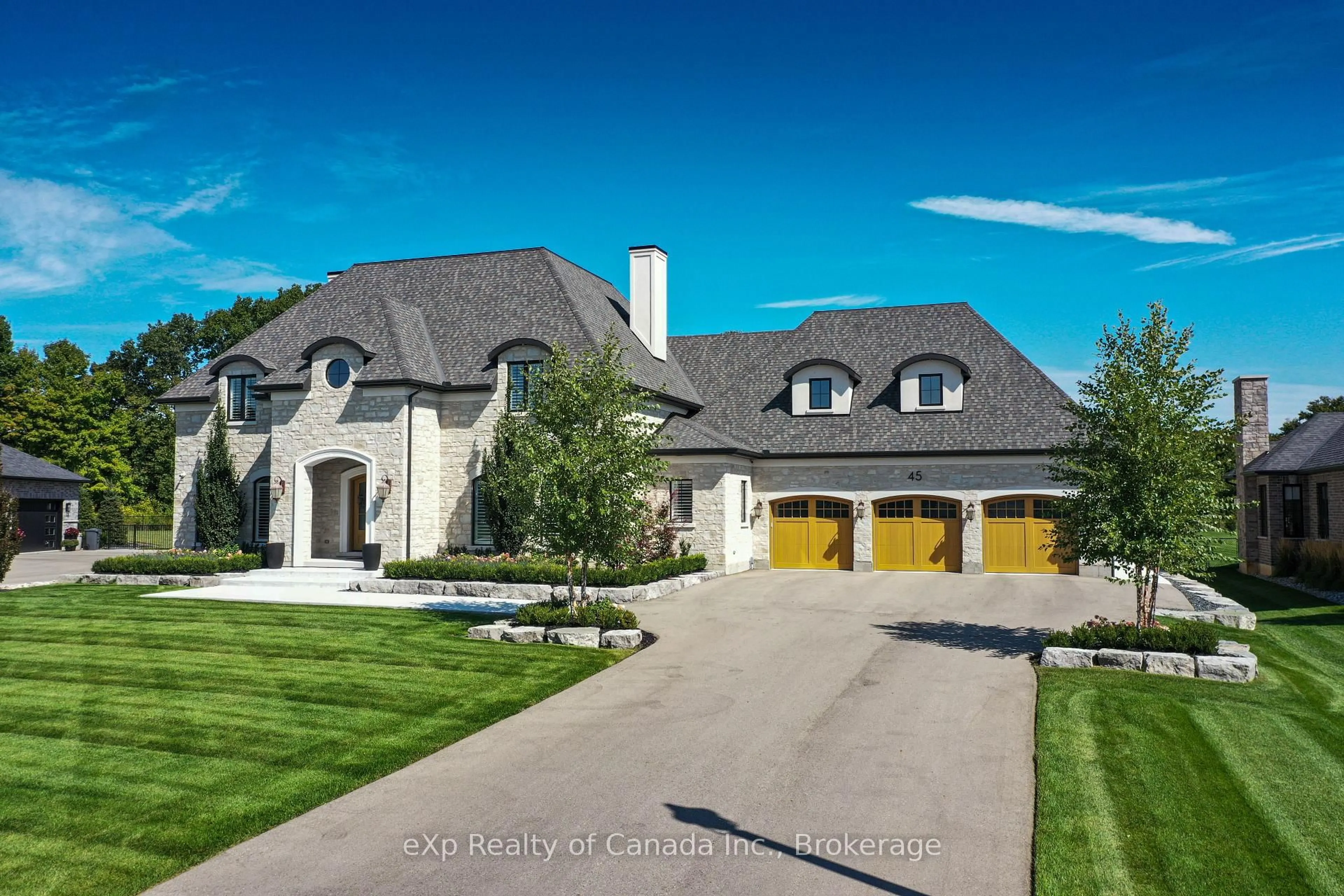 Home with brick exterior material, street for 45 August Cres, Norwich Ontario N0J 1R0