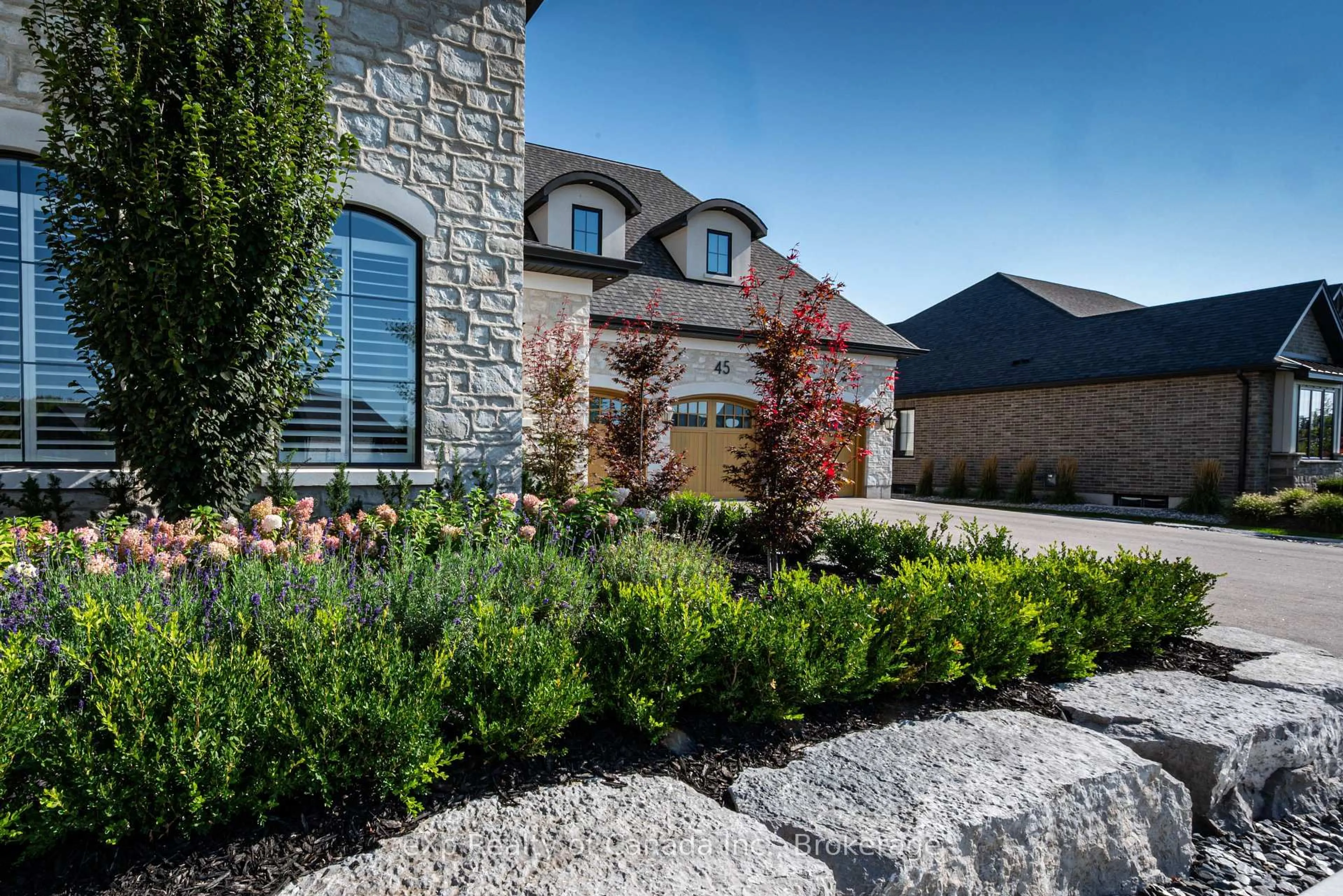 Home with brick exterior material, street for 45 August Cres, Norwich Ontario N0J 1R0