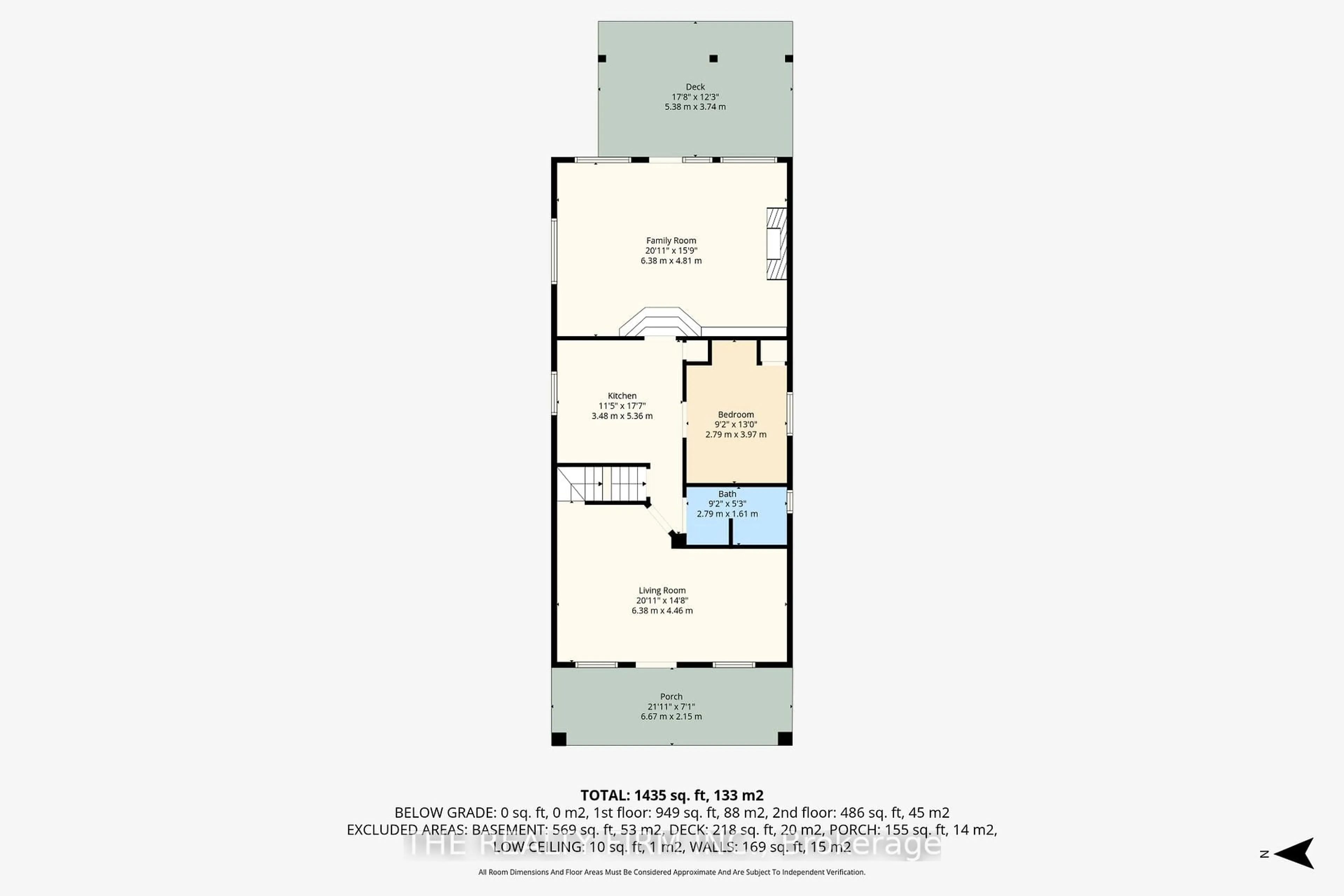 Floor plan for 165 Sunset Dr, St. Thomas Ontario N5R 3C1