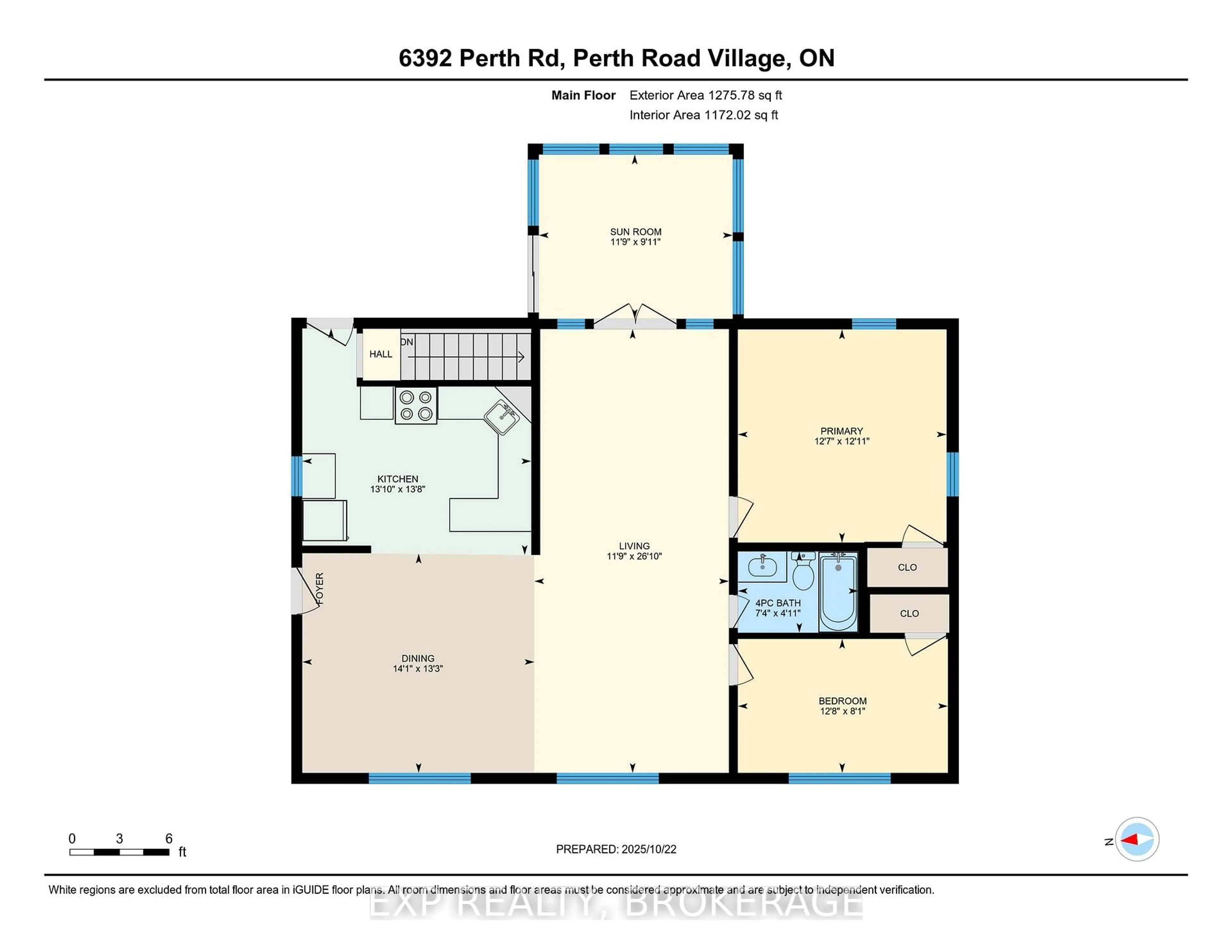 Floor plan for 6392 Perth Rd, Perth Road Ontario K0H 2L0