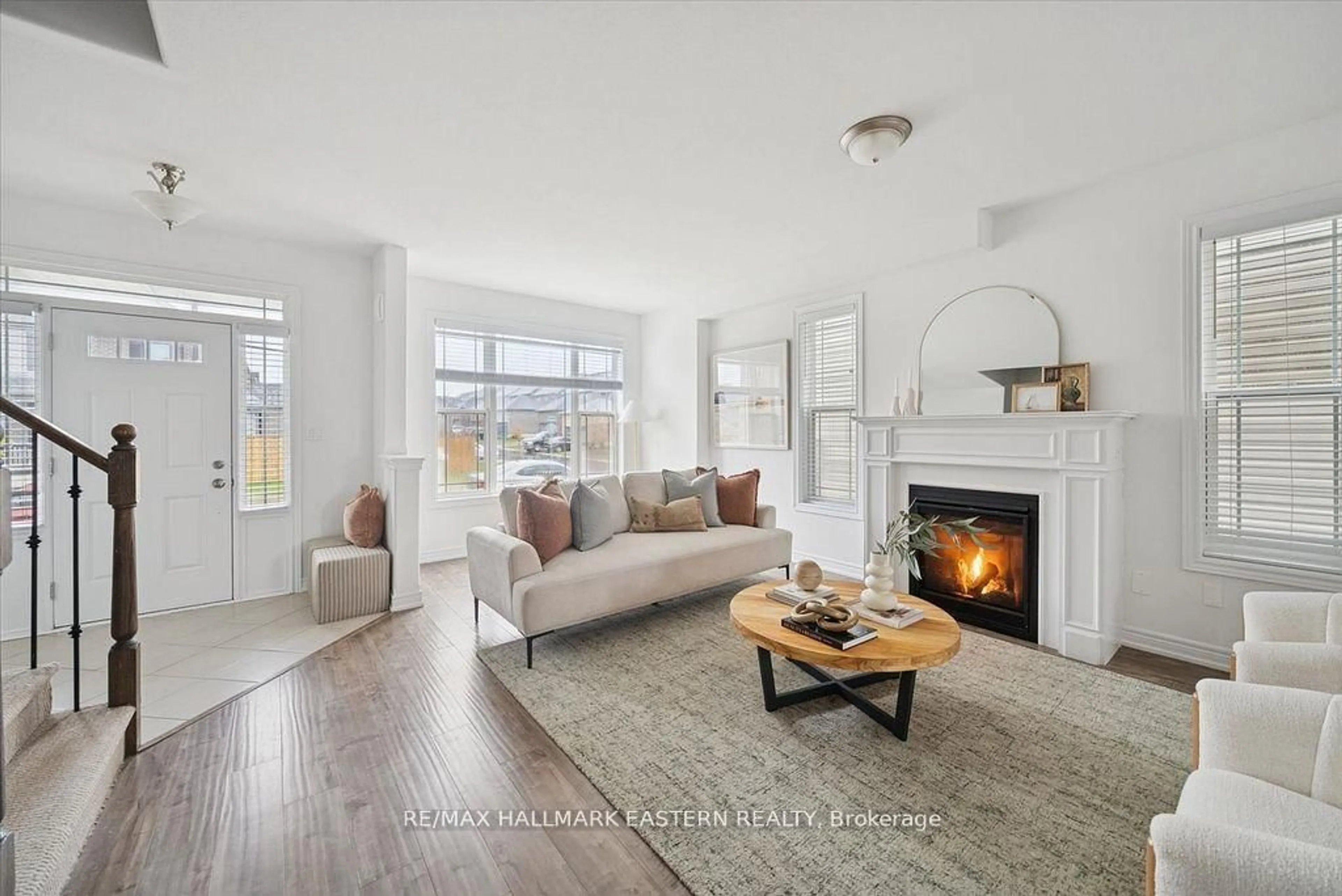 Living room with furniture, unknown for 56 Flitton Ave, Peterborough Ontario K9H 0G5