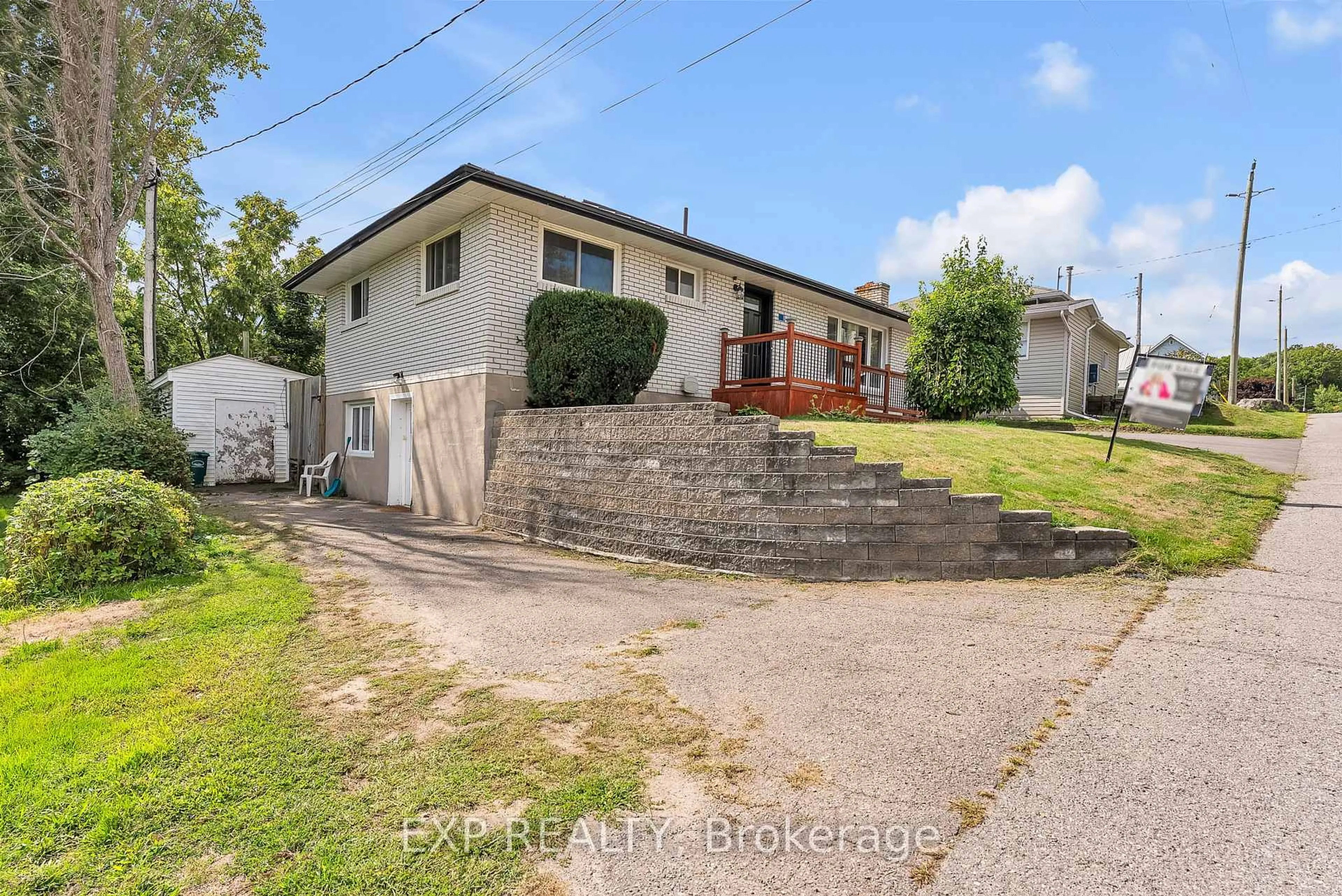 A pic from outside/outdoor area/front of a property/back of a property/a pic from drone, street for 11 Concession Rd, Hastings Ontario K0K 2C0