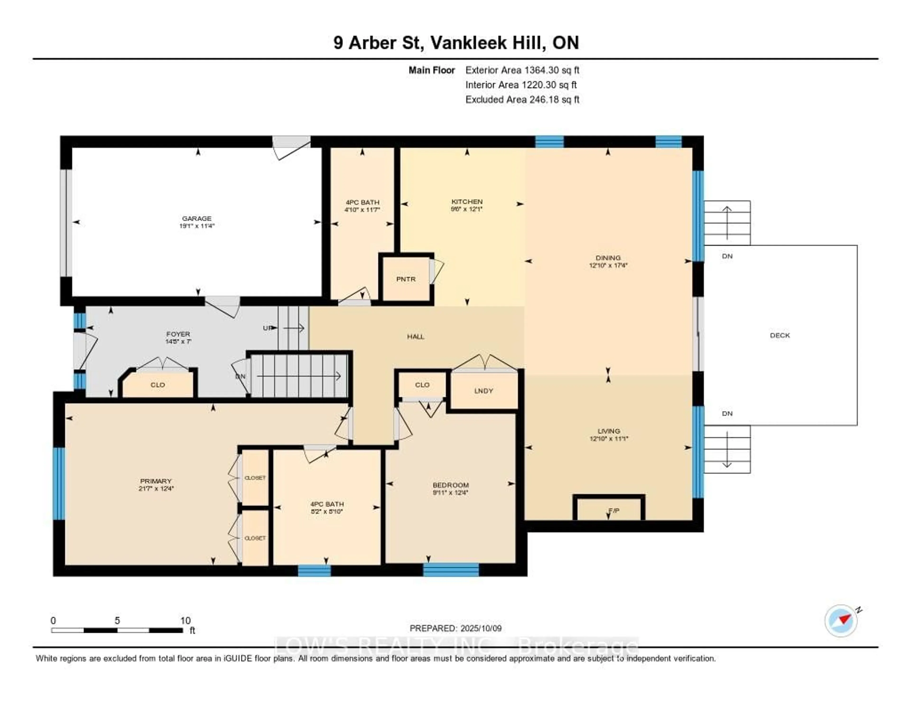 Floor plan for 9 Arber St, Champlain Ontario K0B 1R0