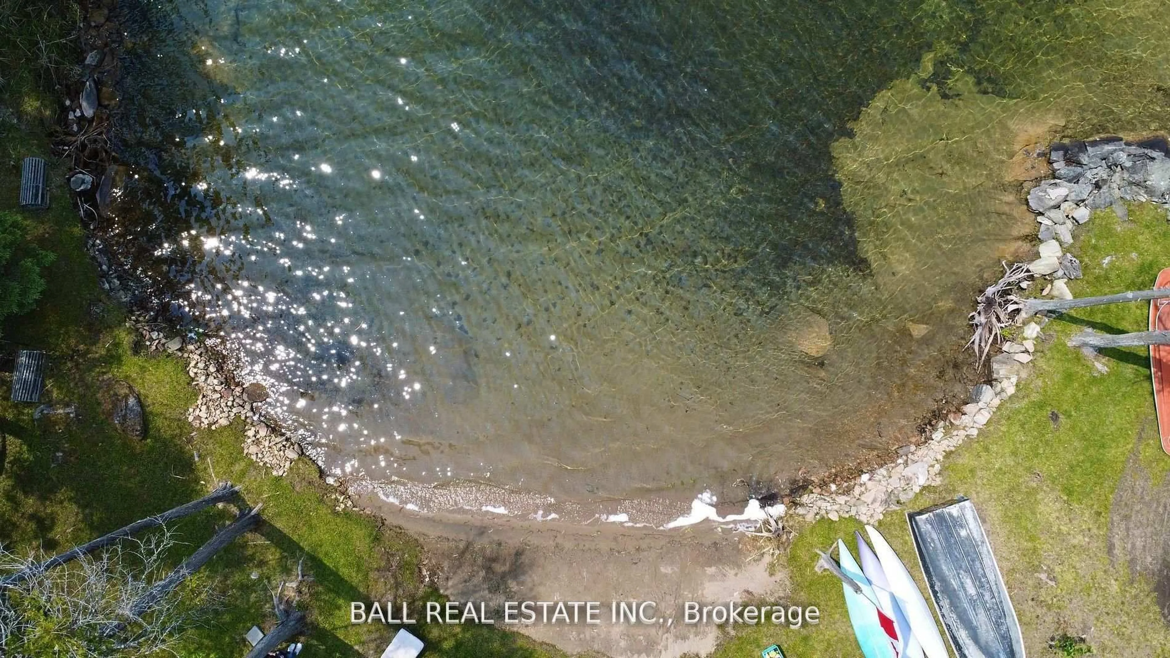 A pic from outside/outdoor area/front of a property/back of a property/a pic from drone, water/lake/river/ocean view for 154 JULIAN LAKE Rd, North Kawartha Ontario K0L 3E0