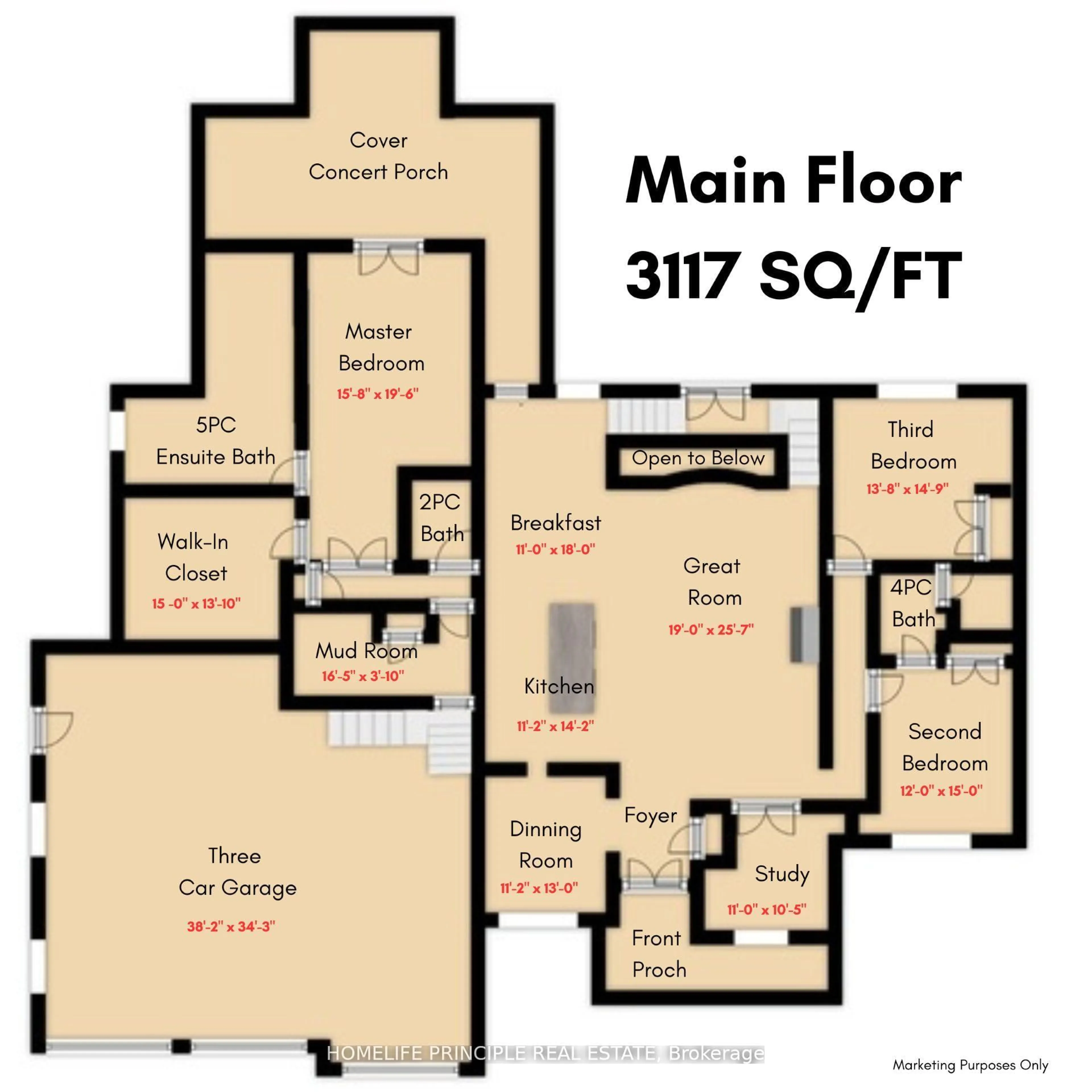 Floor plan for 576 Shoreway Dr, Greely Ontario K4P 0G3