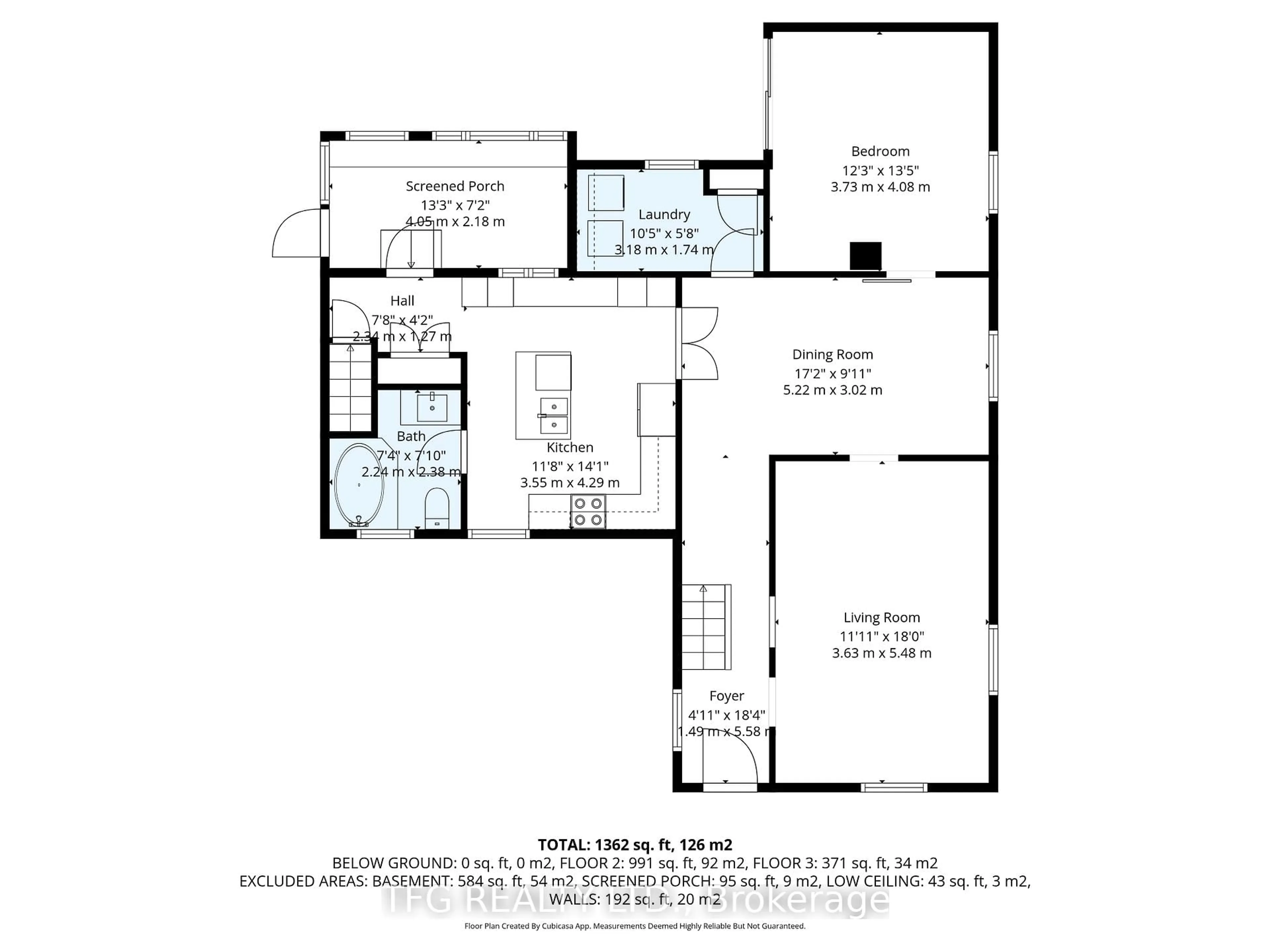 Floor plan for 389 Victoria St, Cobourg Ontario K9A 3G7