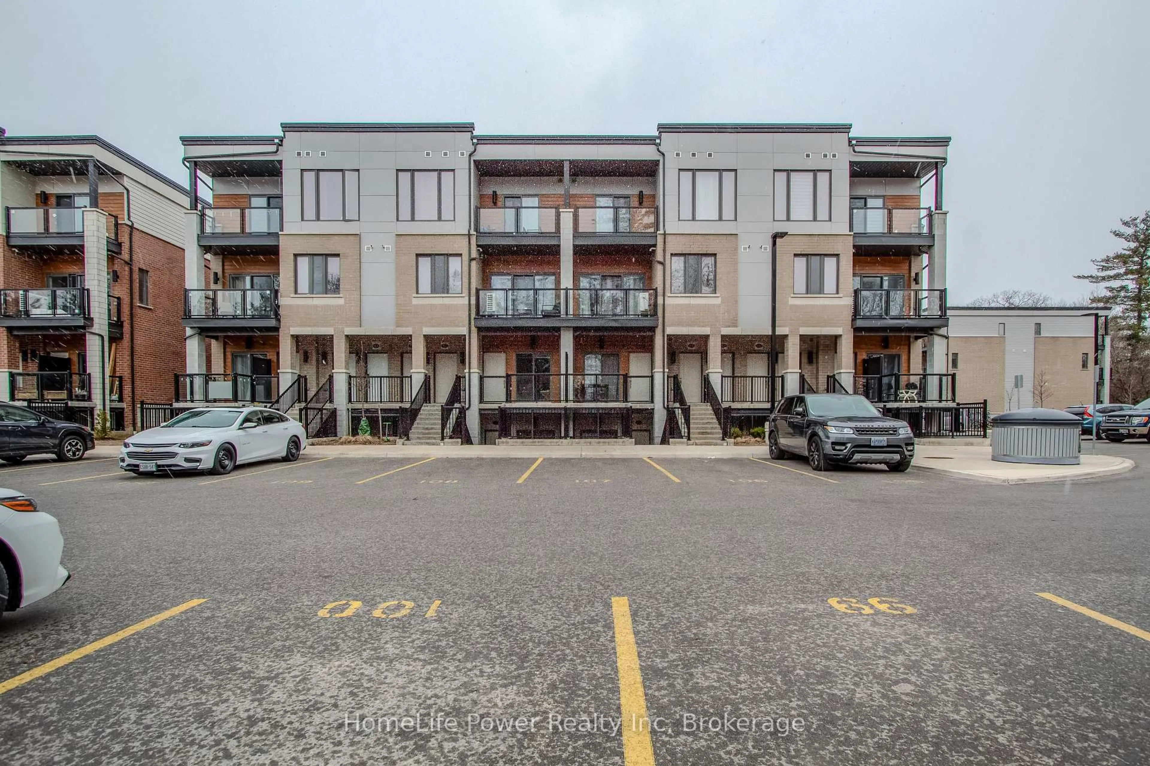 A pic from outside/outdoor area/front of a property/back of a property/a pic from drone, unknown for 25 ISHERWOOD Ave #G105, Cambridge Ontario N1R 0E2