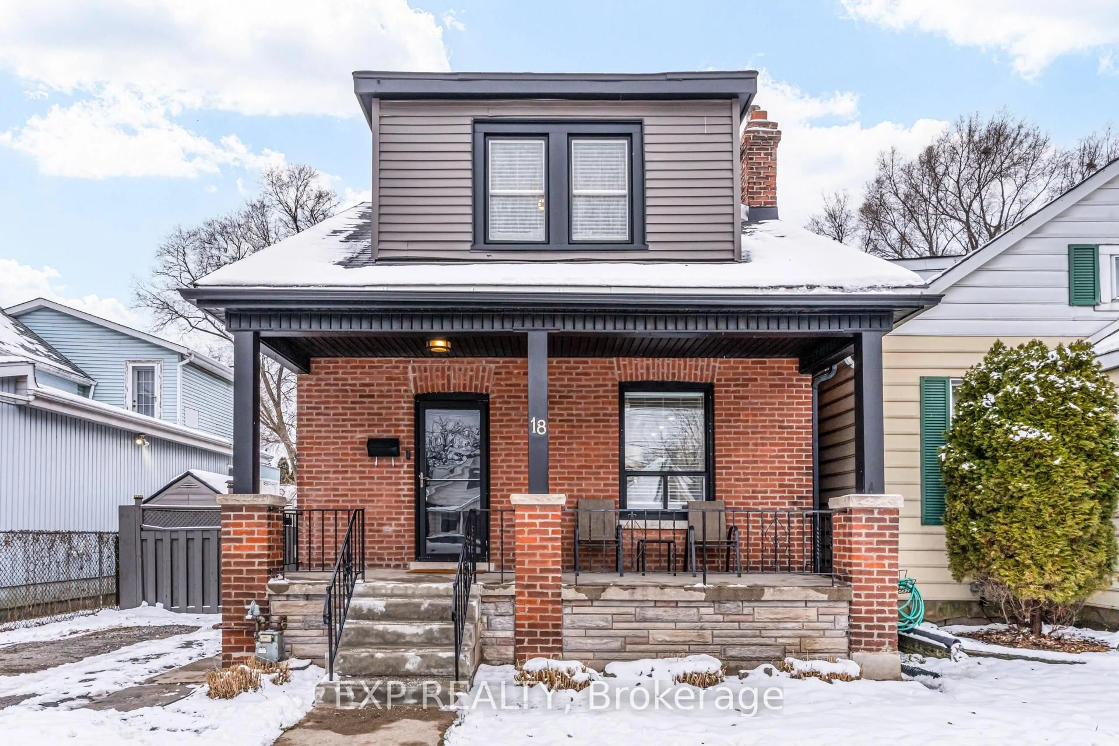 Home with brick exterior material, street for 18 East 23rd St, Hamilton Ontario L8V 2W6