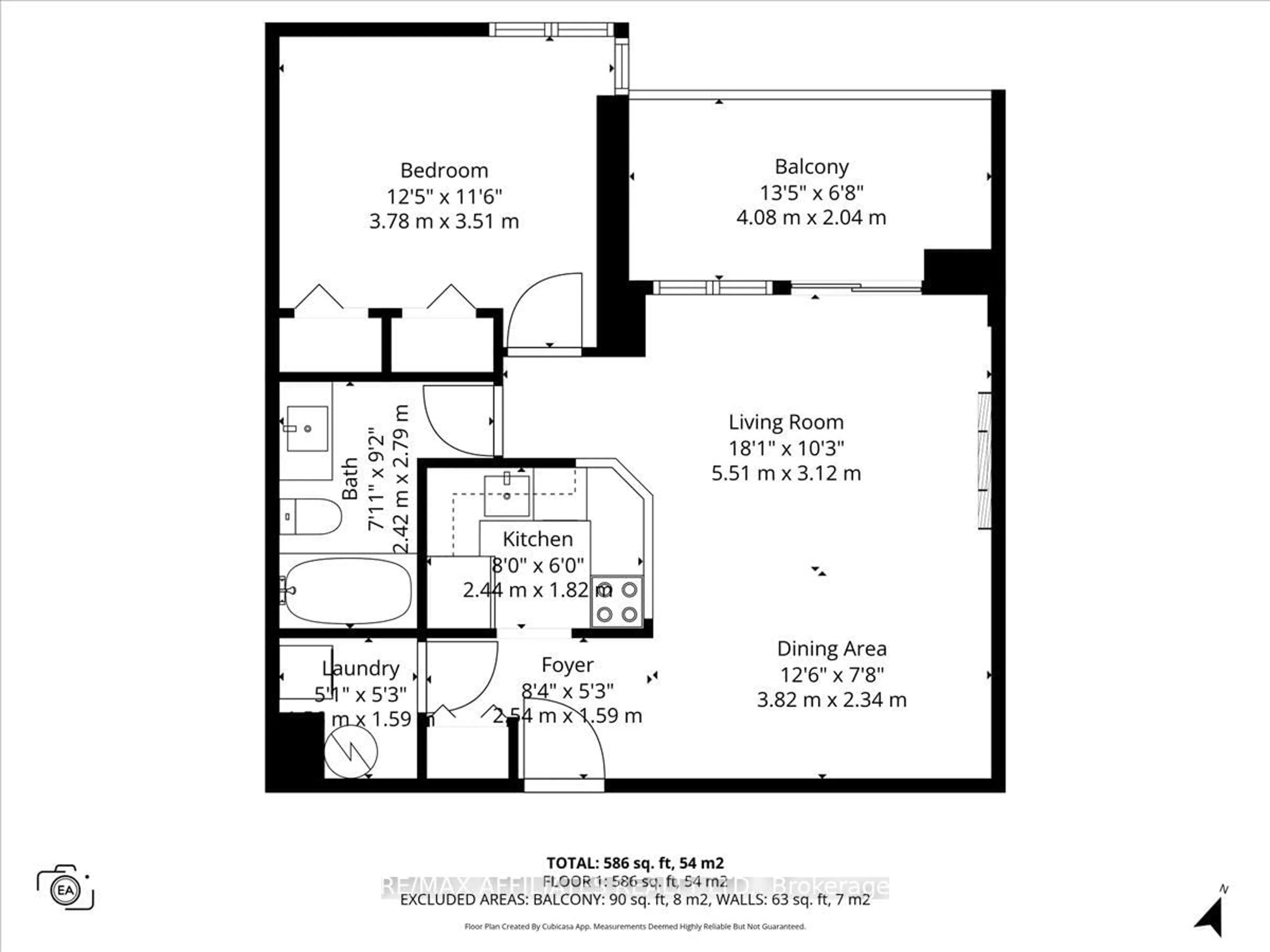 Floor plan for 15 Murray St #308, Ottawa Ontario K1N 9M5