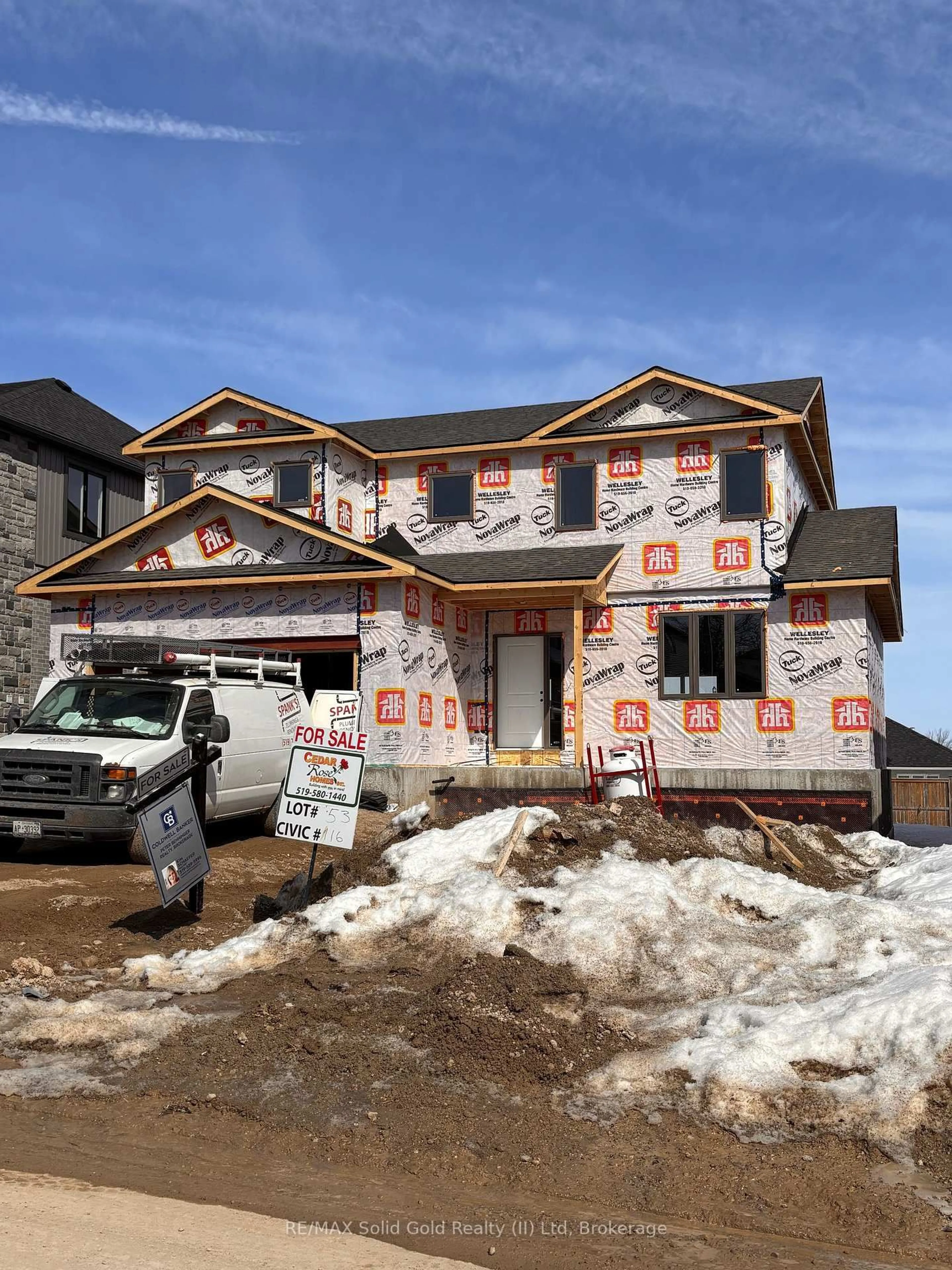 Home with vinyl exterior material, building for Lot 55 Pugh St, Perth East Ontario N0K 1M0