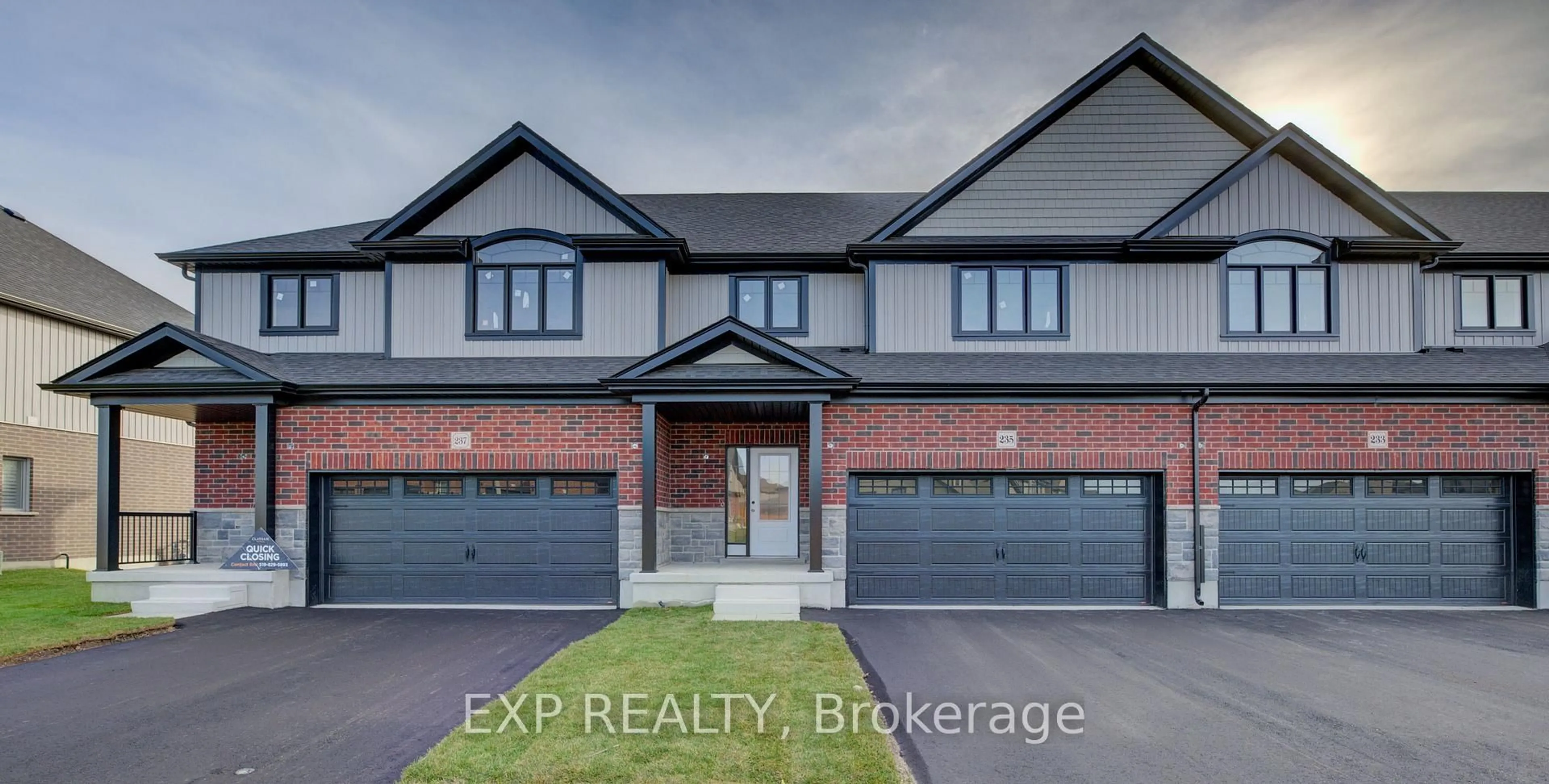 Home with brick exterior material, street for 235 Applewood St, Blandford-Blenheim Ontario N0J 1S0