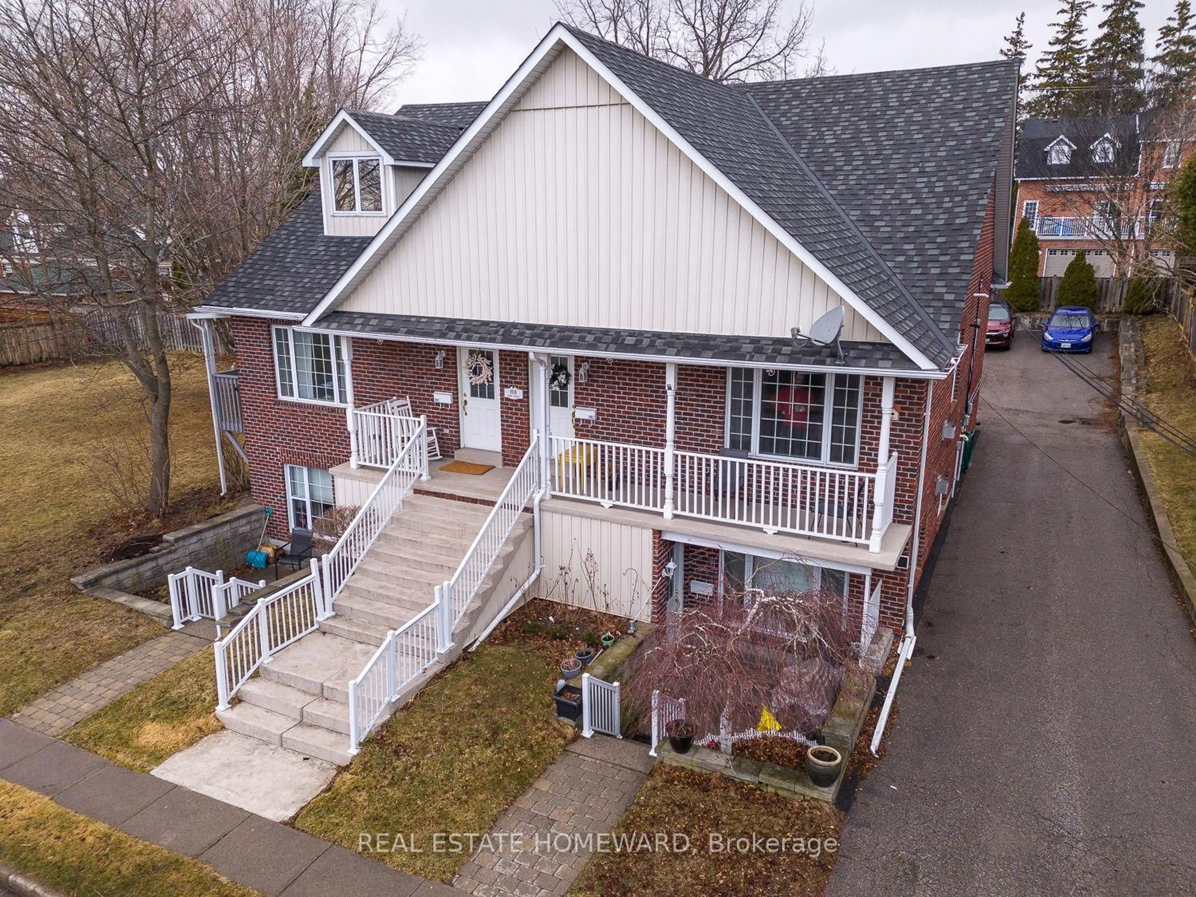 A pic from outside/outdoor area/front of a property/back of a property/a pic from drone, street for 106 Anne St #102, Cobourg Ontario K9A 1G5