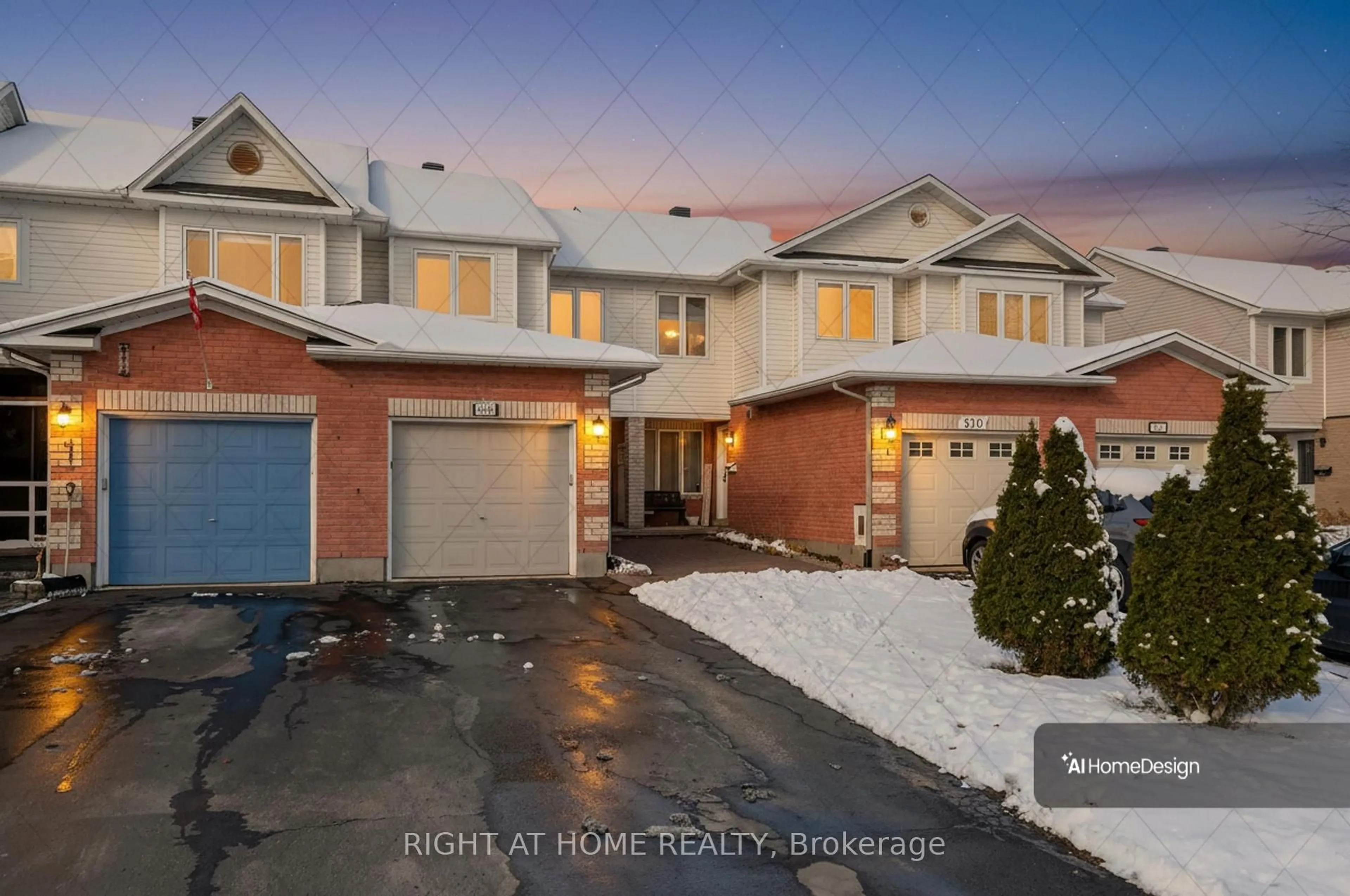 A pic from outside/outdoor area/front of a property/back of a property/a pic from drone, street for 812 Nesting Way, Orleans Ontario K4A 3X2