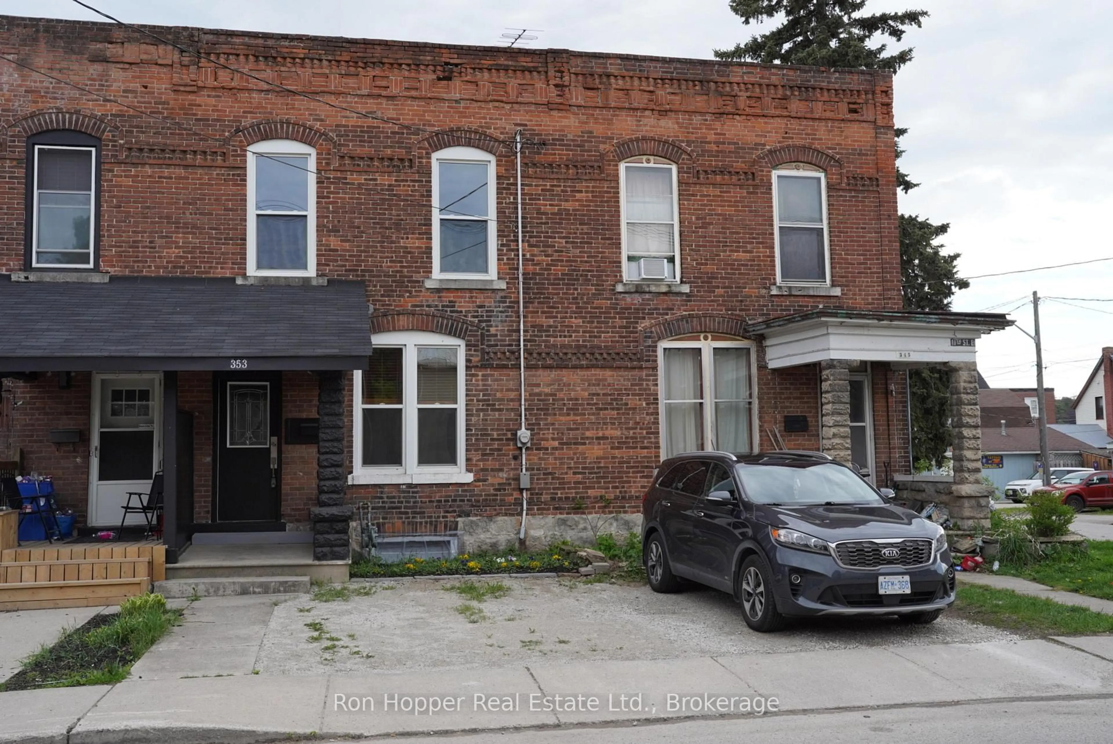 Home with brick exterior material, street for 353 11th St, Owen Sound Ontario N4K 1V3