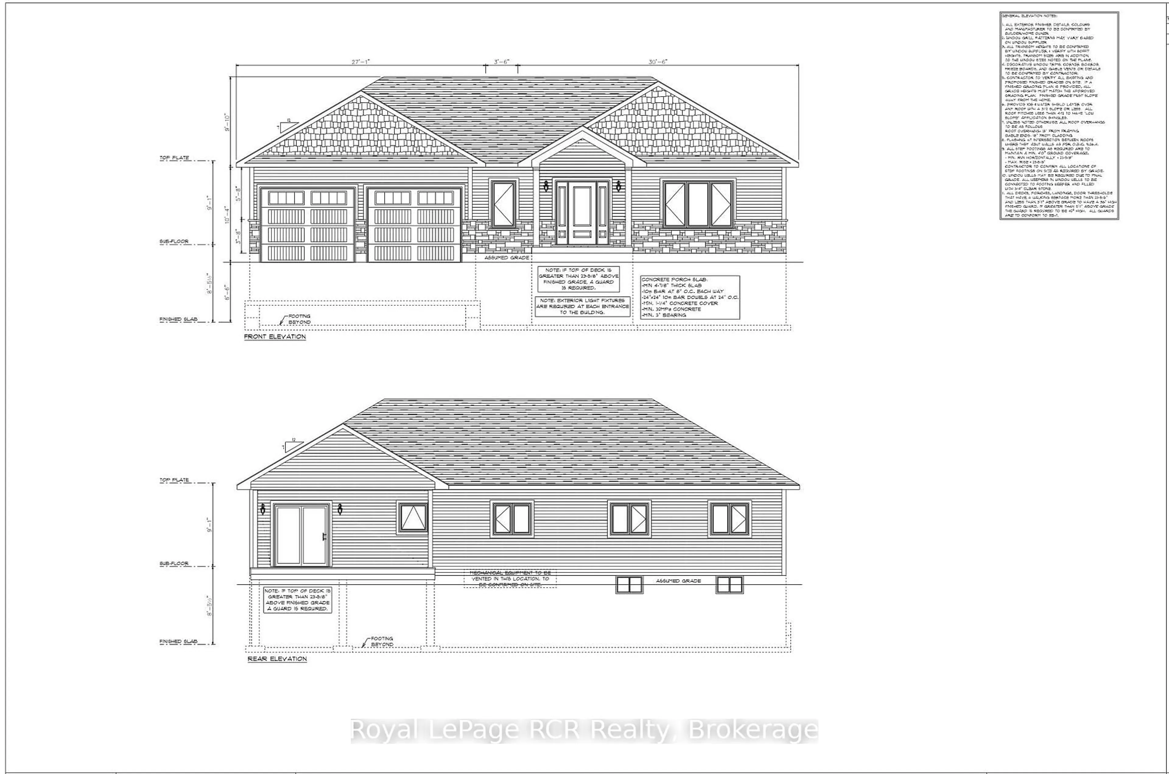 Floor plan for 115 Feairs Dr, Southgate Ontario N0G 1N0