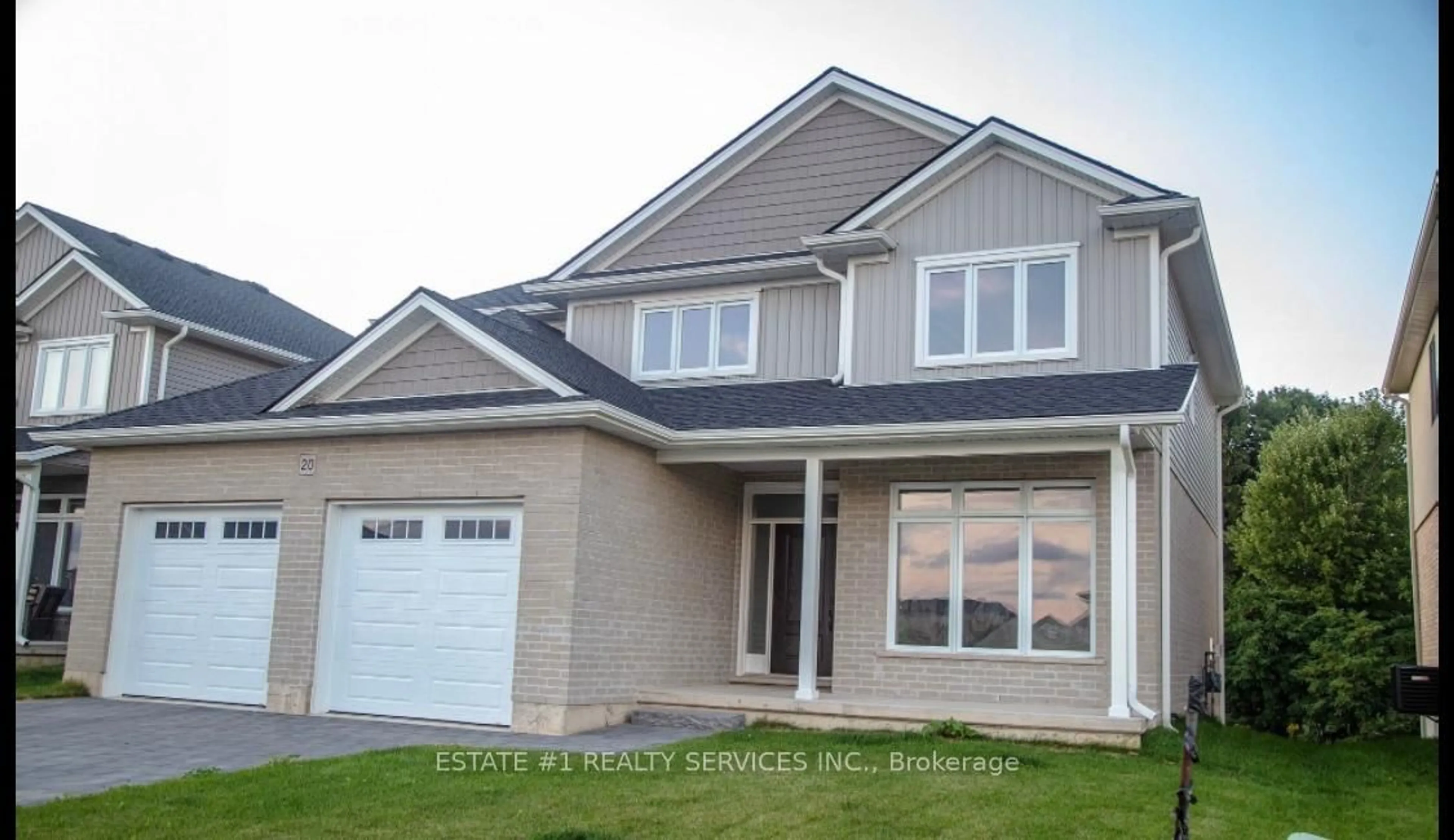 Home with vinyl exterior material, street for 20 Ferris Blvd, Zorra Ontario N0M 2M0