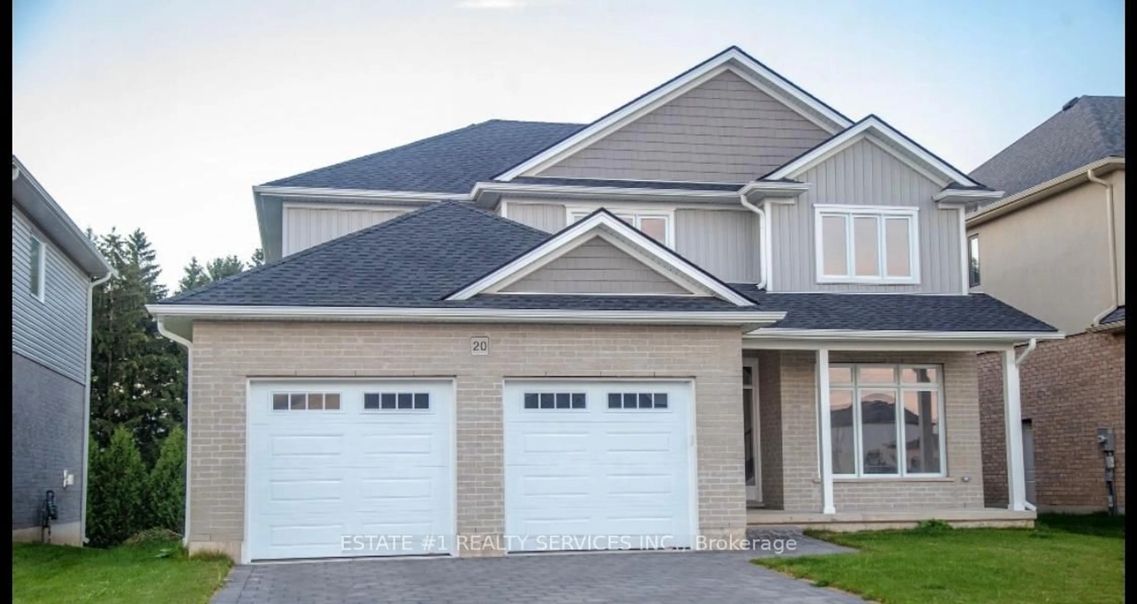 Home with vinyl exterior material, street for 20 Ferris Blvd, Zorra Ontario N0M 2M0