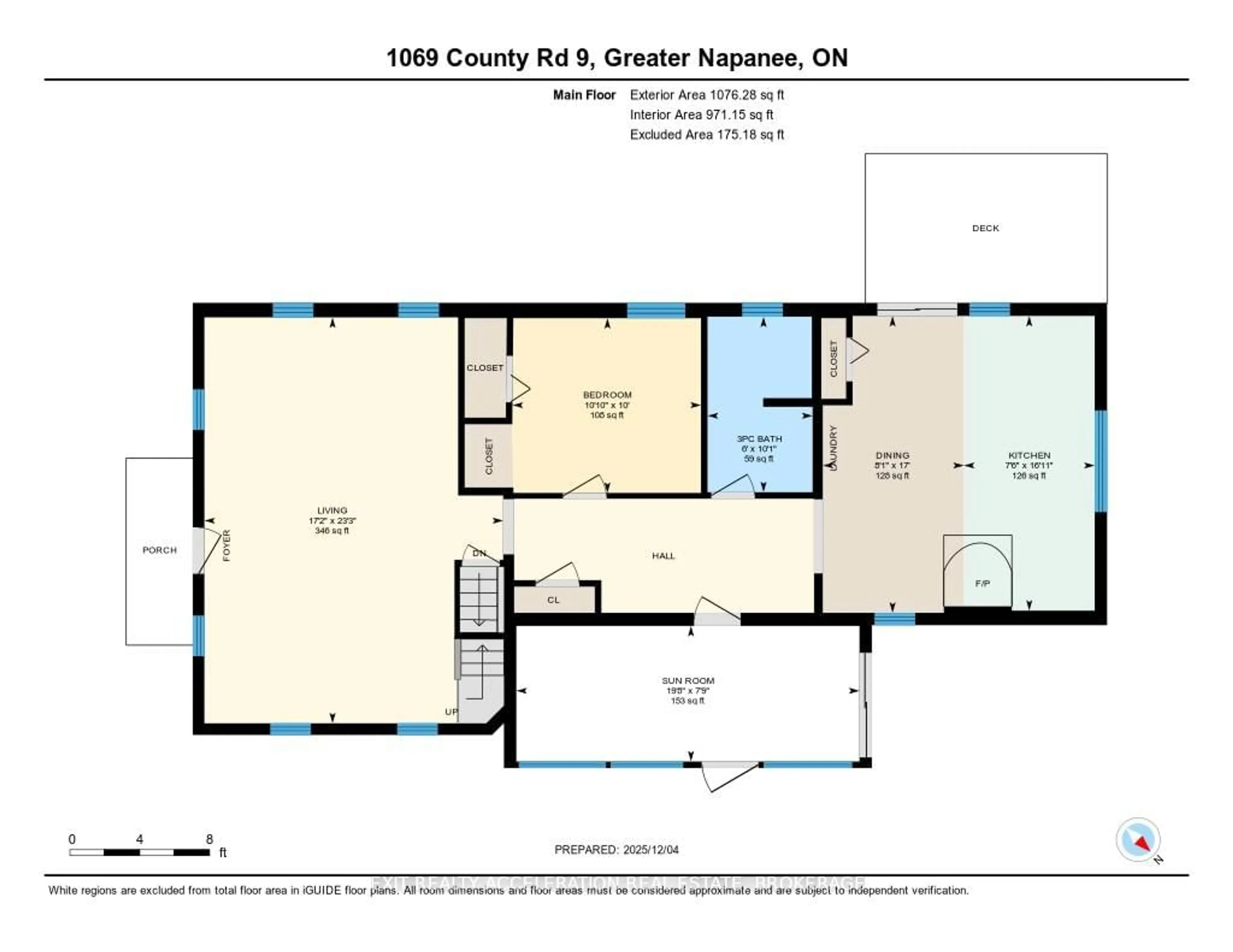 Floor plan for 1069 County Rd 9, Napanee Ontario K7R 3K8