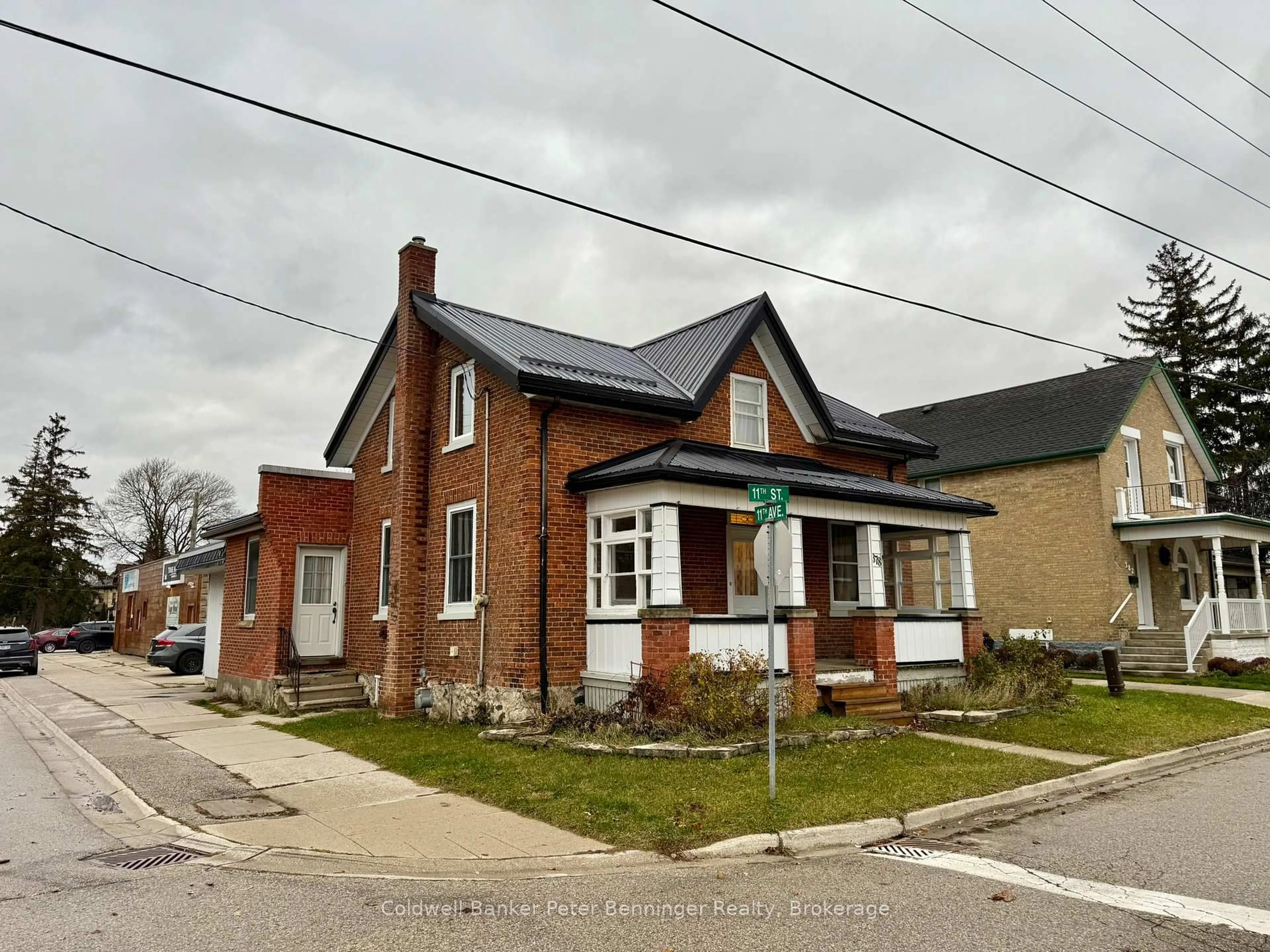 Home with brick exterior material, street for 378 11th St, Hanover Ontario N4N 1S5