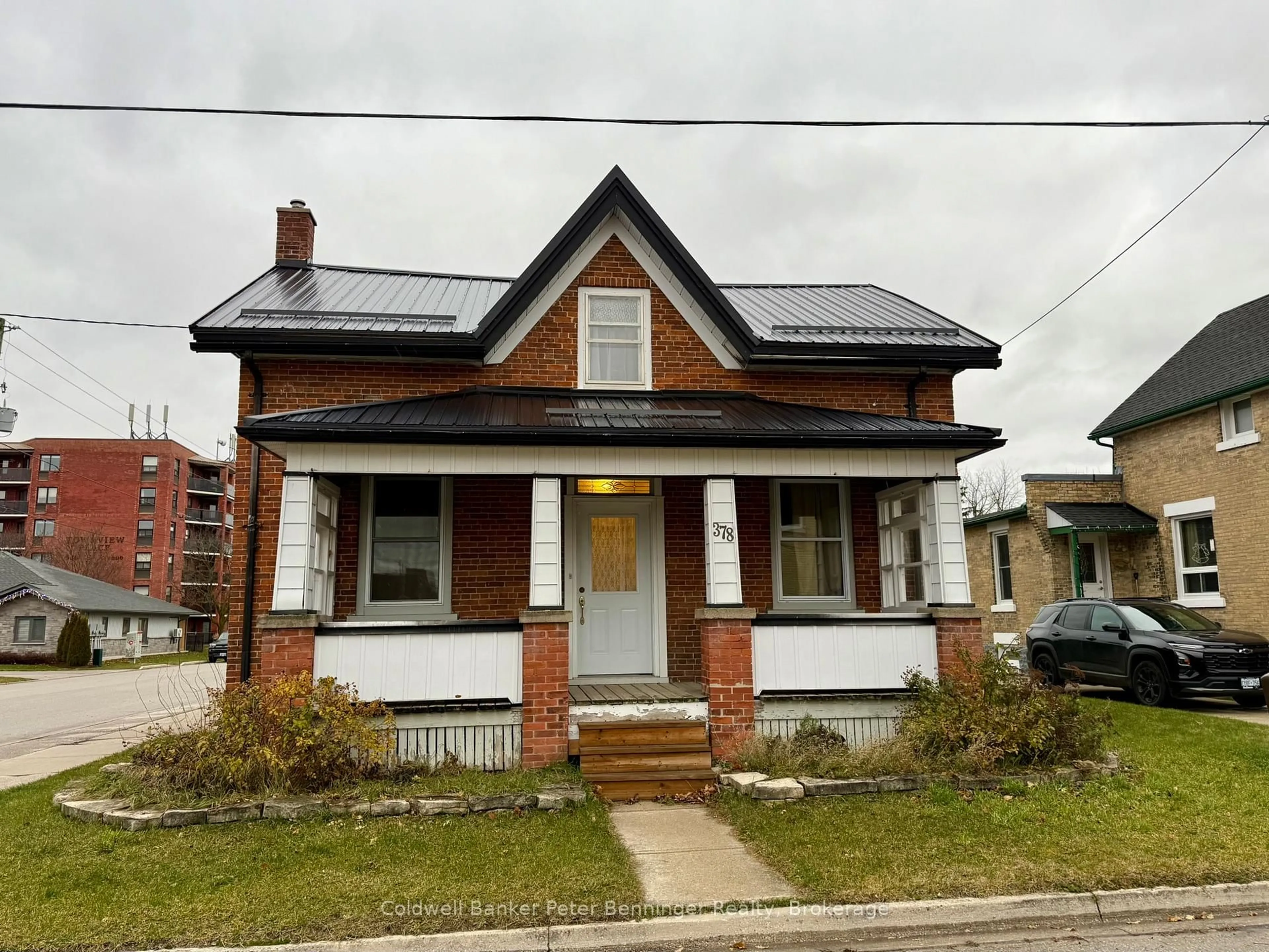 Home with brick exterior material, street for 378 11th St, Hanover Ontario N4N 1S5