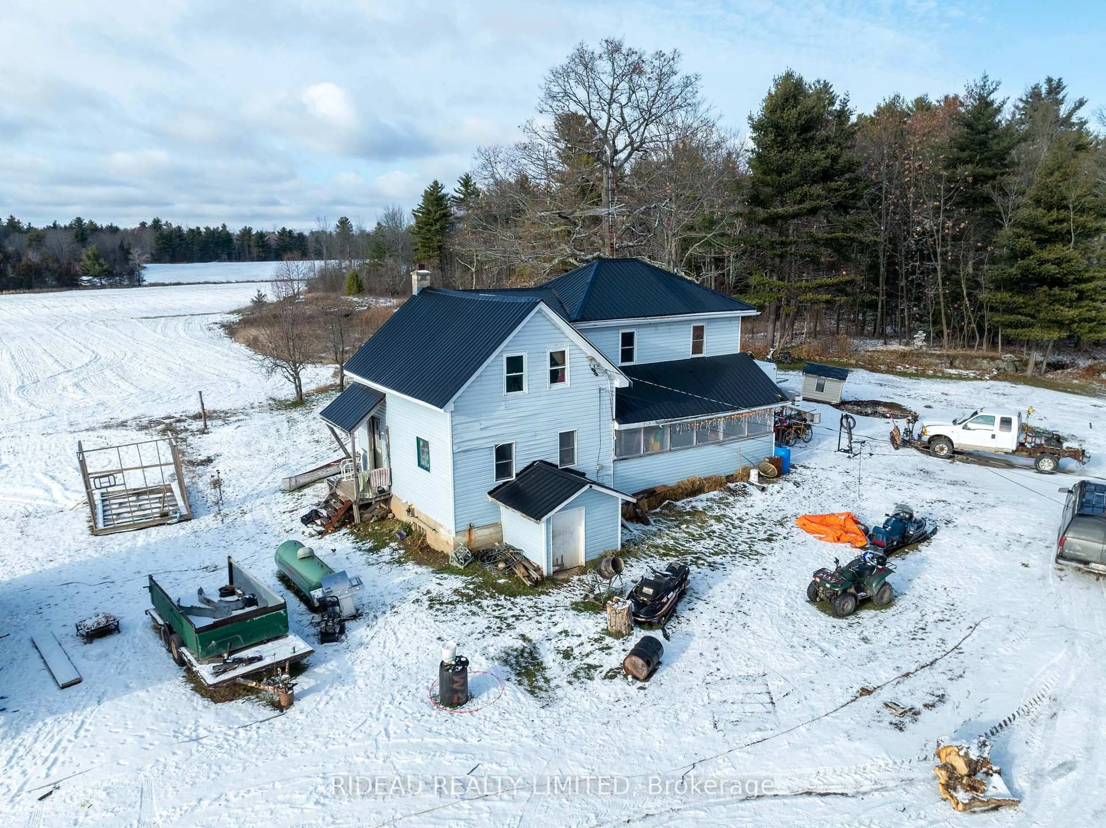A pic from outside/outdoor area/front of a property/back of a property/a pic from drone, water/lake/river/ocean view for 1262 Highway 15 Highway, Rideau Lakes Ontario K0G 1E0