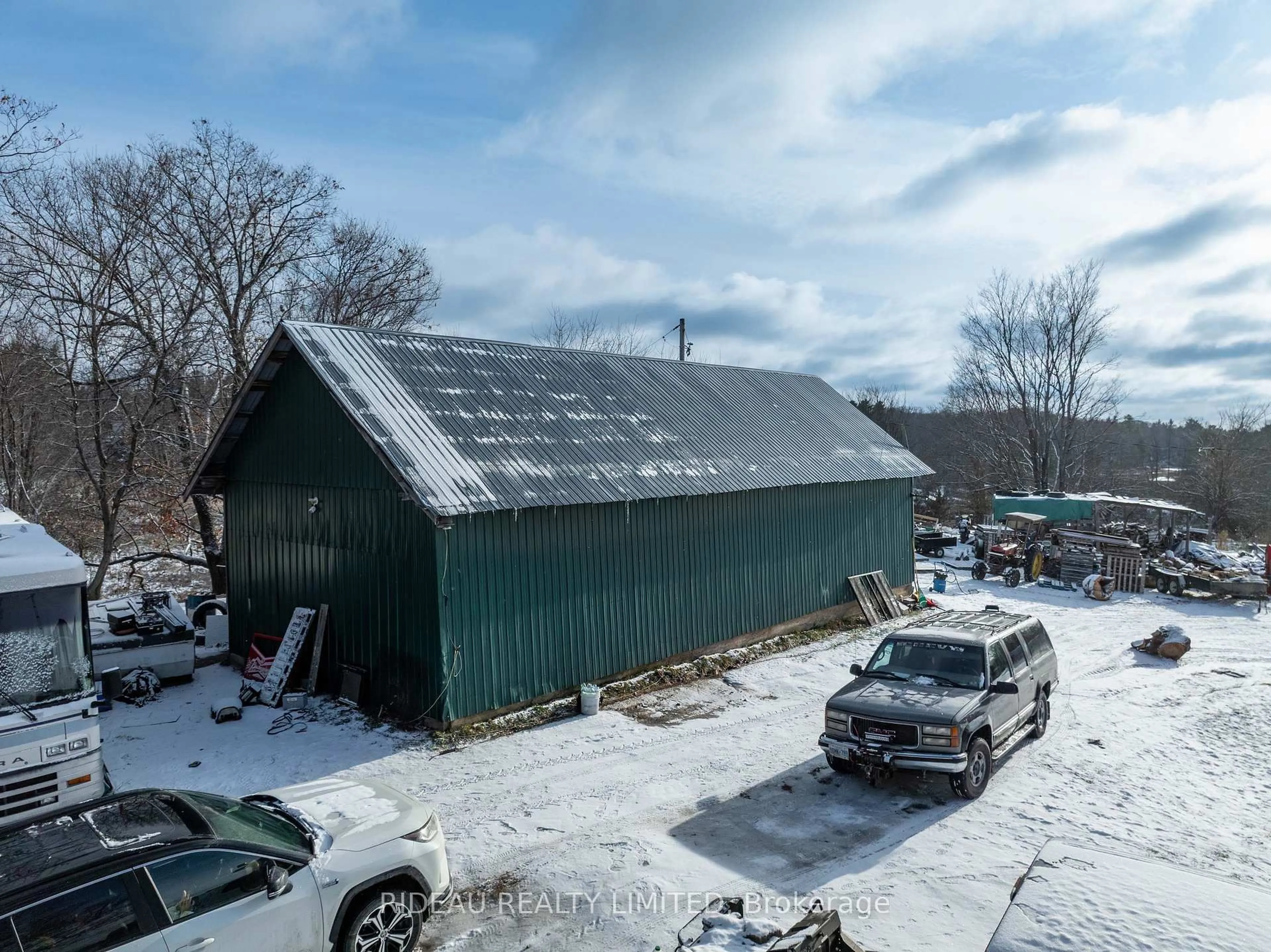 A pic from outside/outdoor area/front of a property/back of a property/a pic from drone, building for 1262 Highway 15 Highway, Rideau Lakes Ontario K0G 1E0