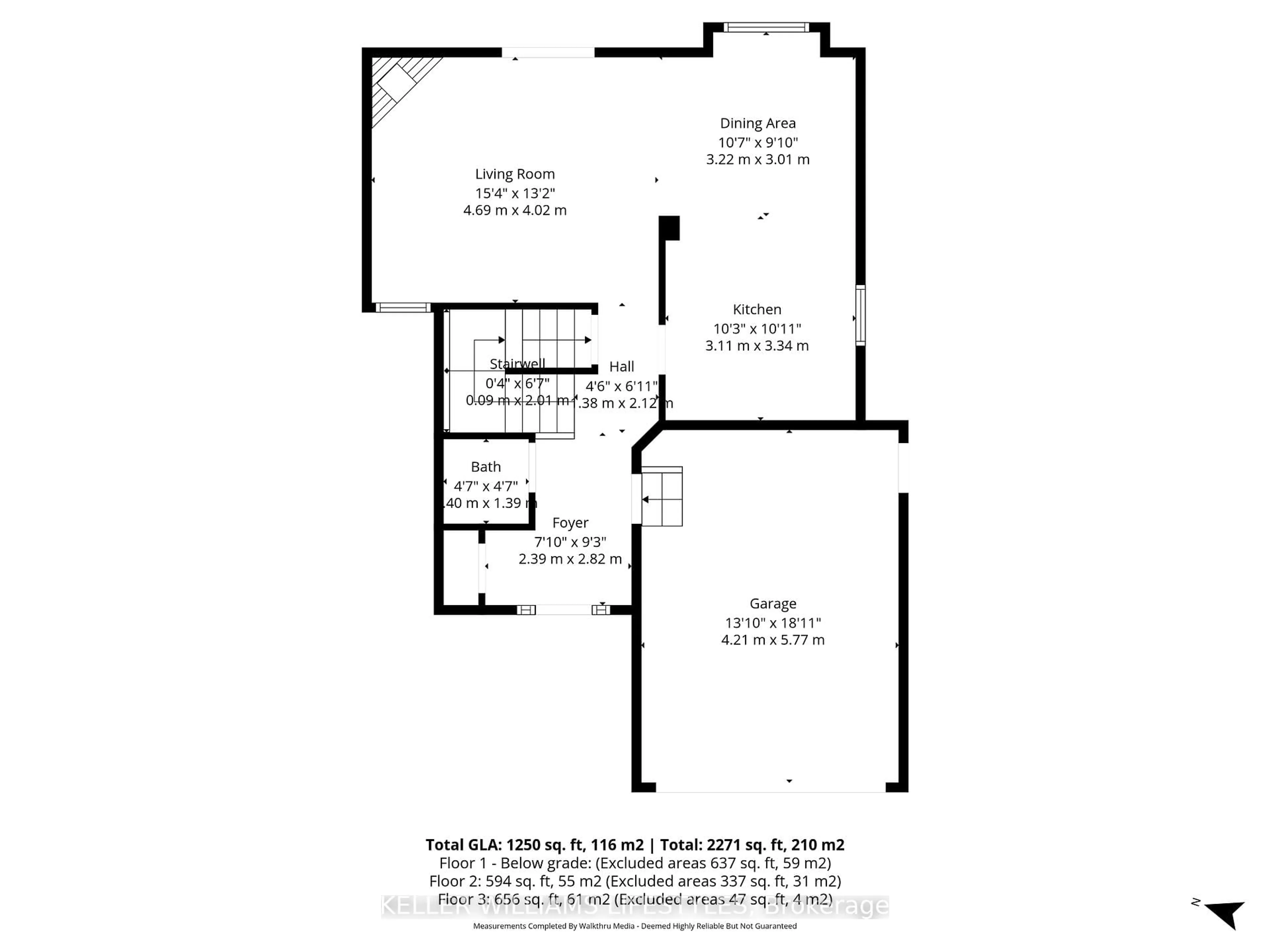 Floor plan for 200 Bournemouth Dr, London East Ontario N5V 4S8