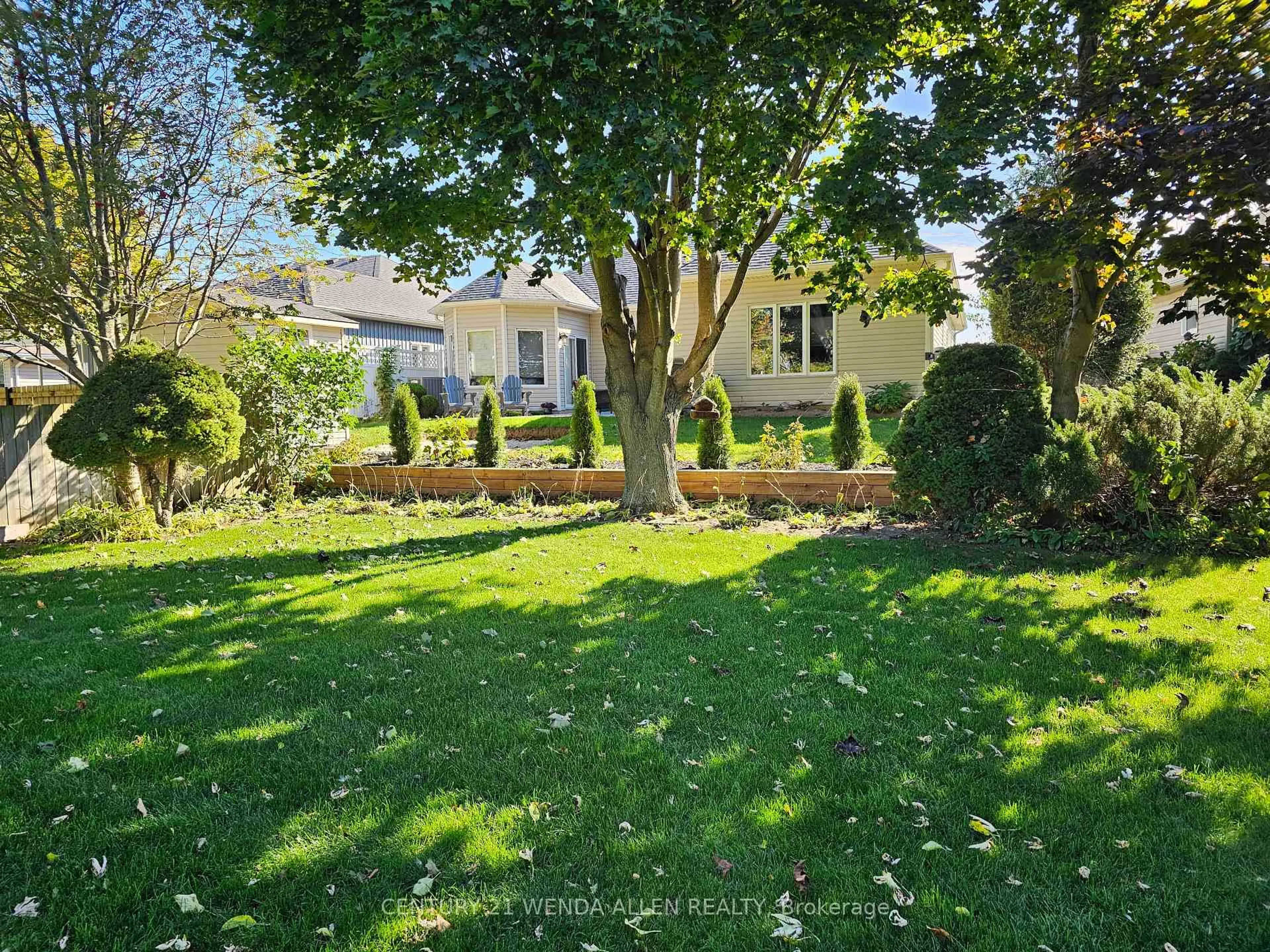 A pic from outside/outdoor area/front of a property/back of a property/a pic from drone, street for 55 Penetangore Row, Huron-Kinloss Ontario N2Z 2L8