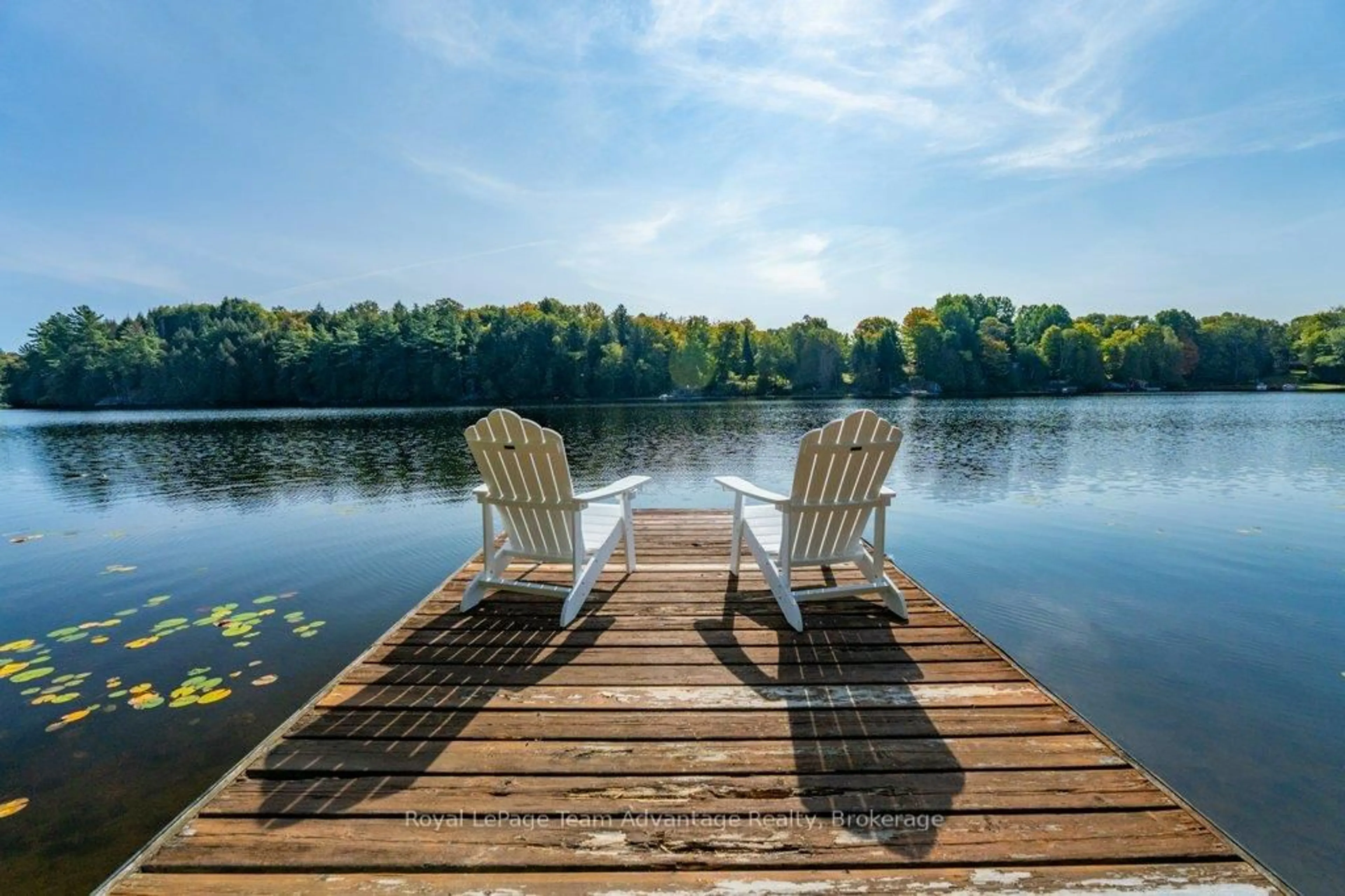 Patio, water/lake/river/ocean view for 23 North Star Rd, Seguin Ontario P2A 2W9