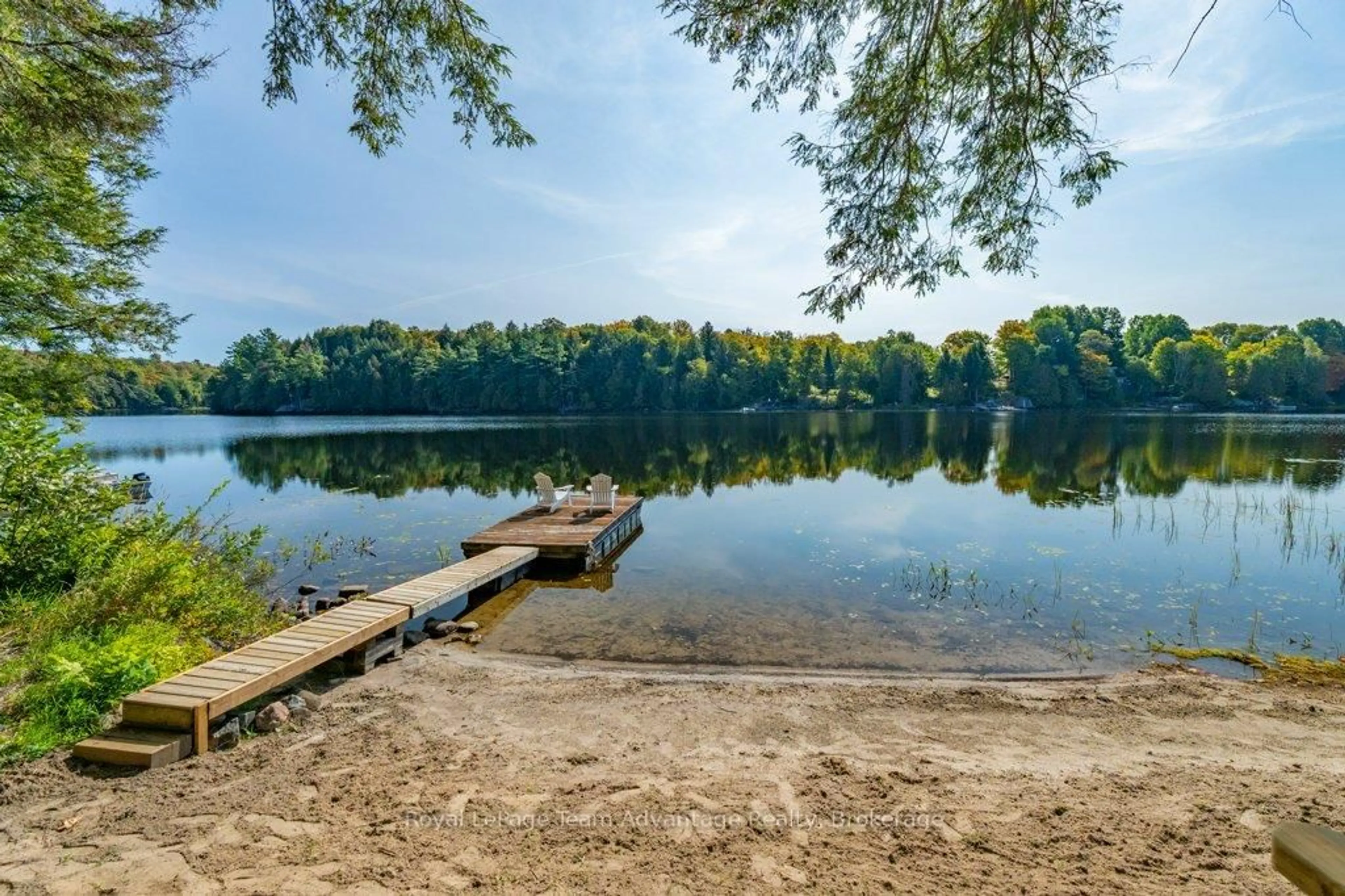 Patio, water/lake/river/ocean view for 23 North Star Rd, Seguin Ontario P2A 2W9