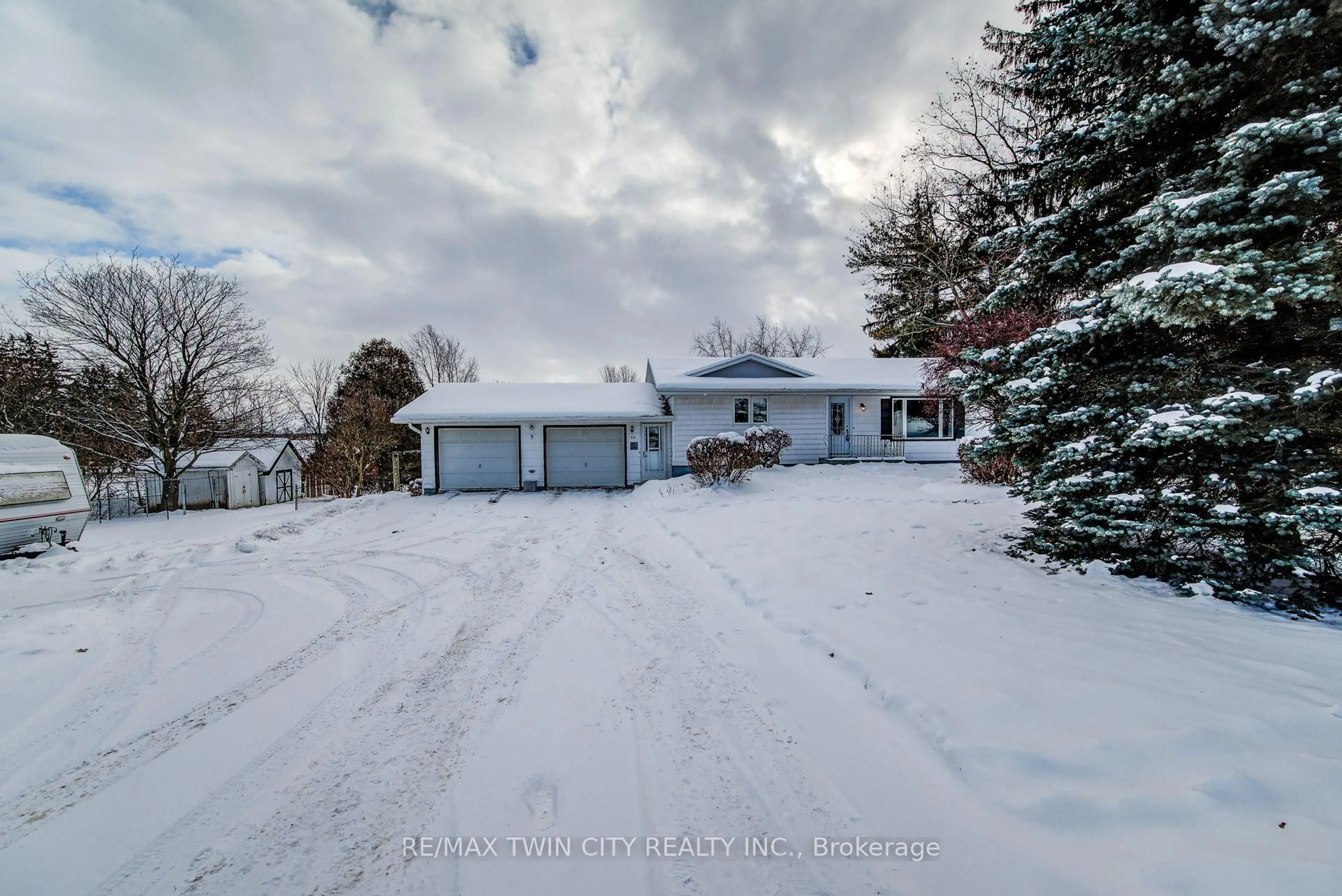 A pic from outside/outdoor area/front of a property/back of a property/a pic from drone, street for 59 Washington St, Blandford-Blenheim Ontario N0J 1B0