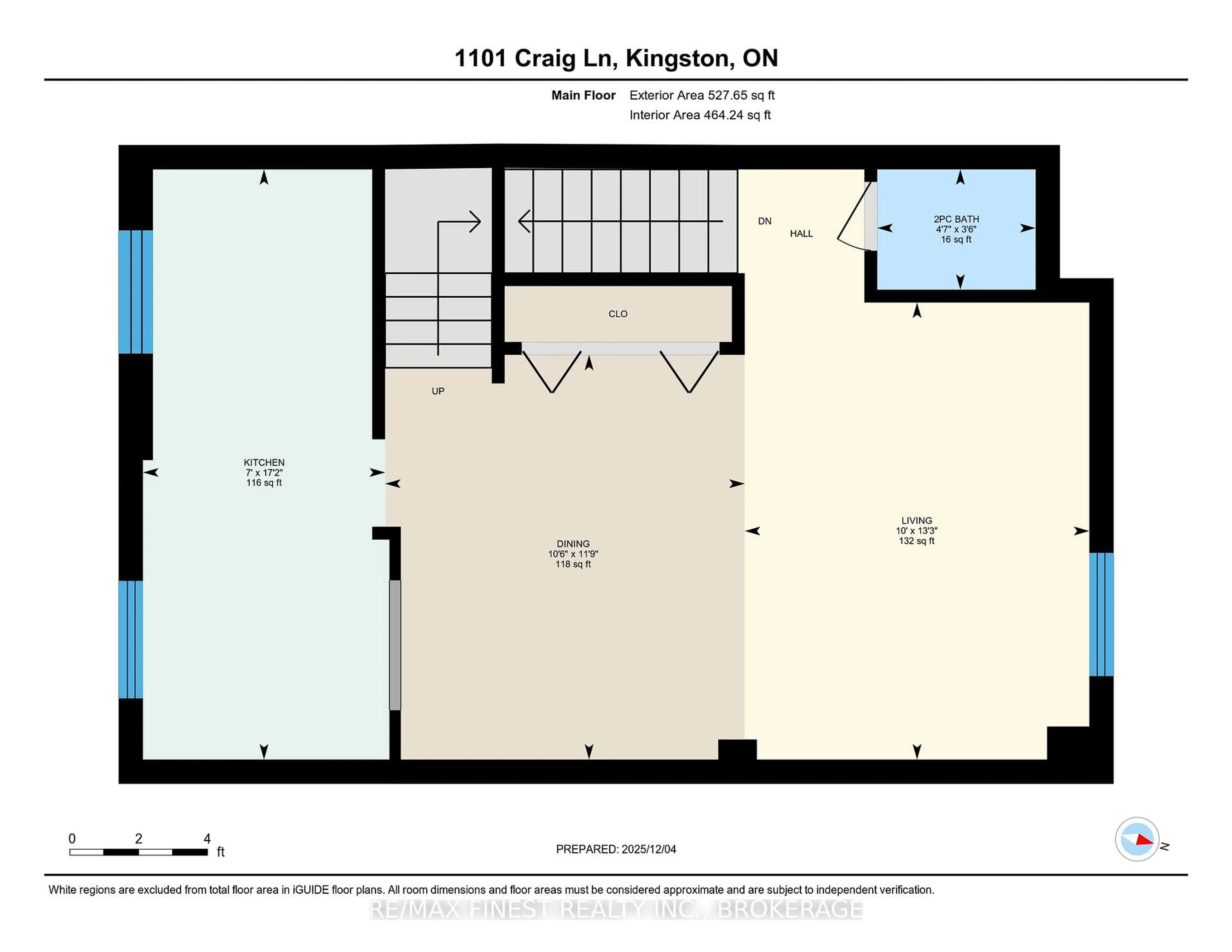 Floor plan for 1101 Craig Lane, Kingston Ontario K7M 7W6