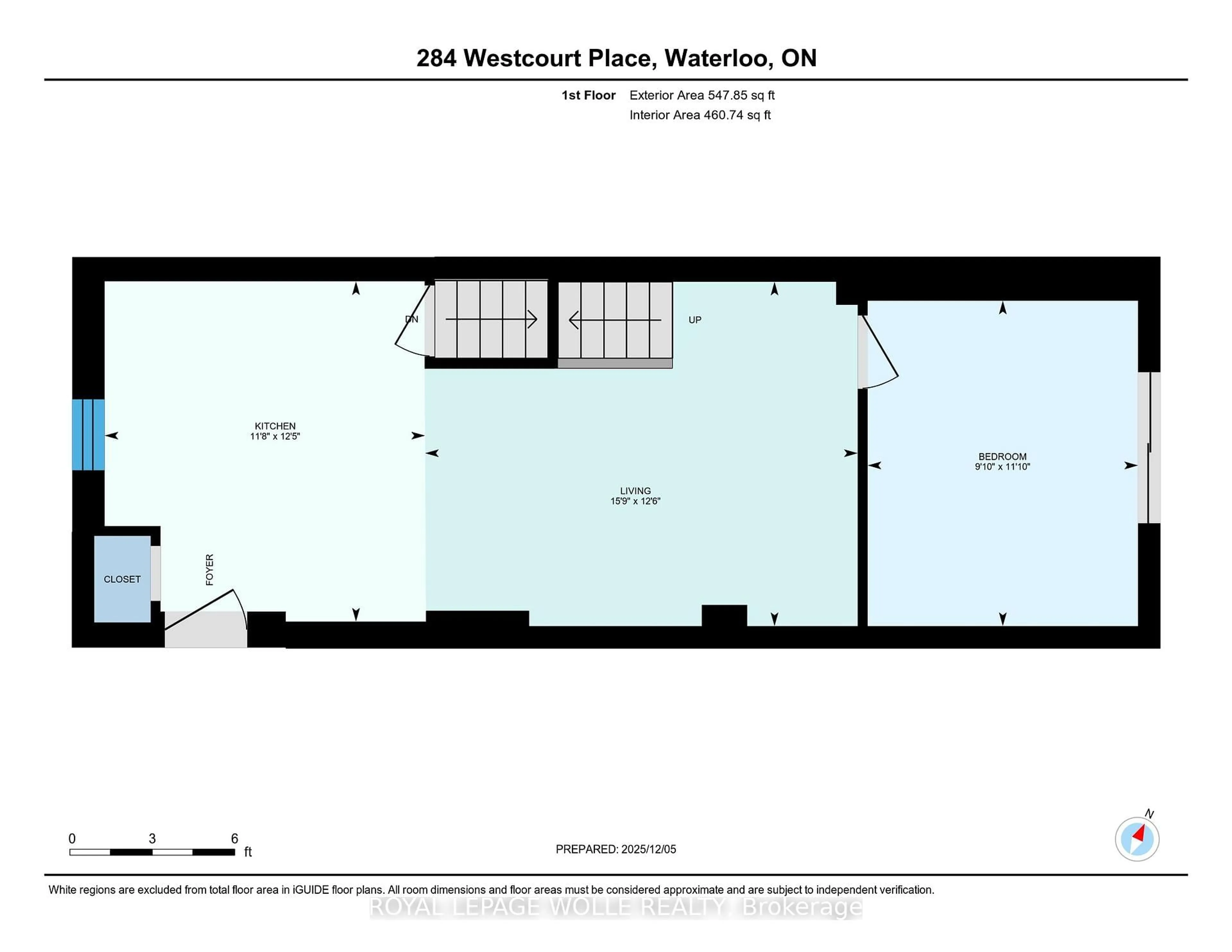 Floor plan for 284 Westcourt Pl, Waterloo Ontario N2L 2R7