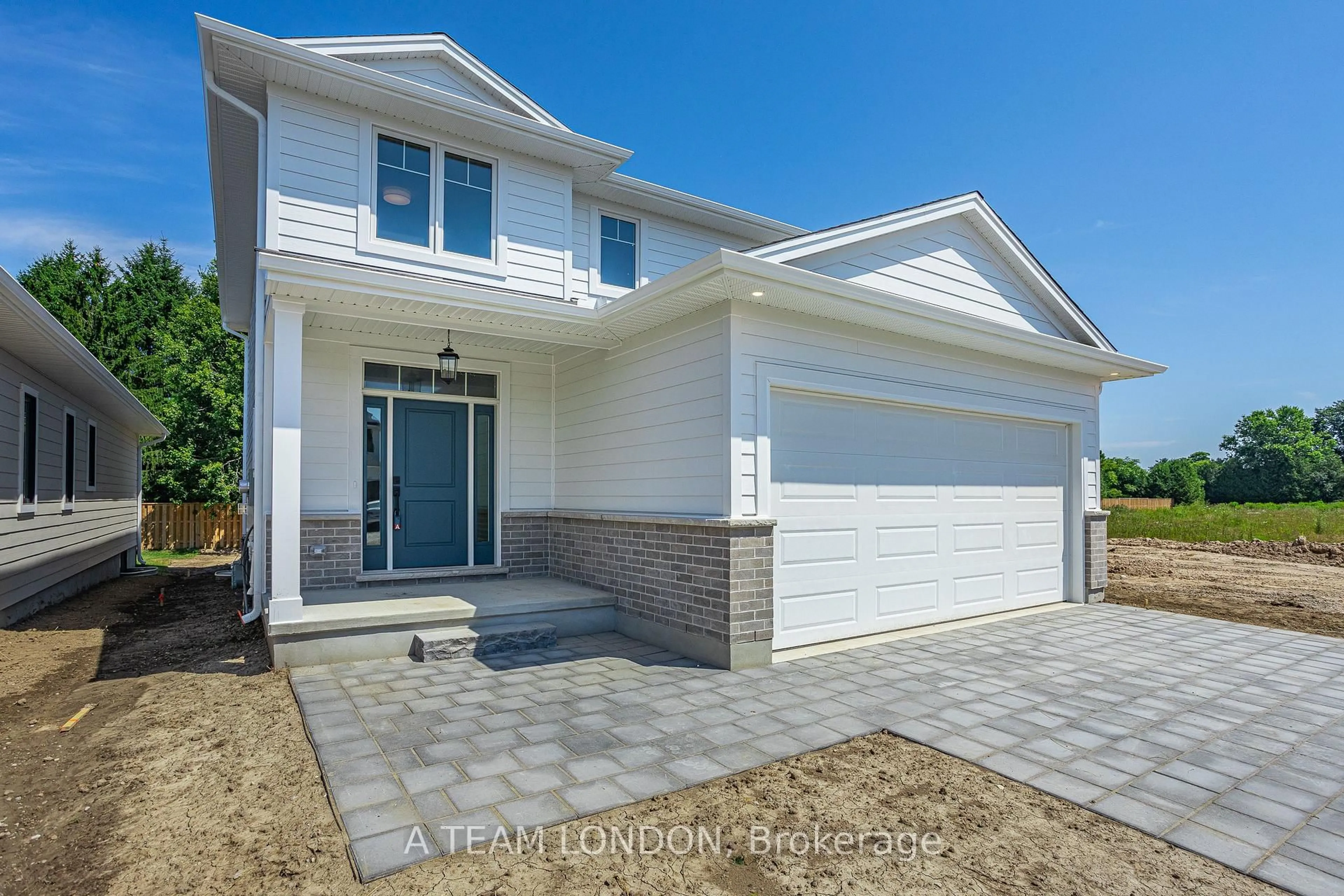 Home with vinyl exterior material, street for 293 Ashford (Lot 2) St, Central Elgin Ontario N0L 1B0