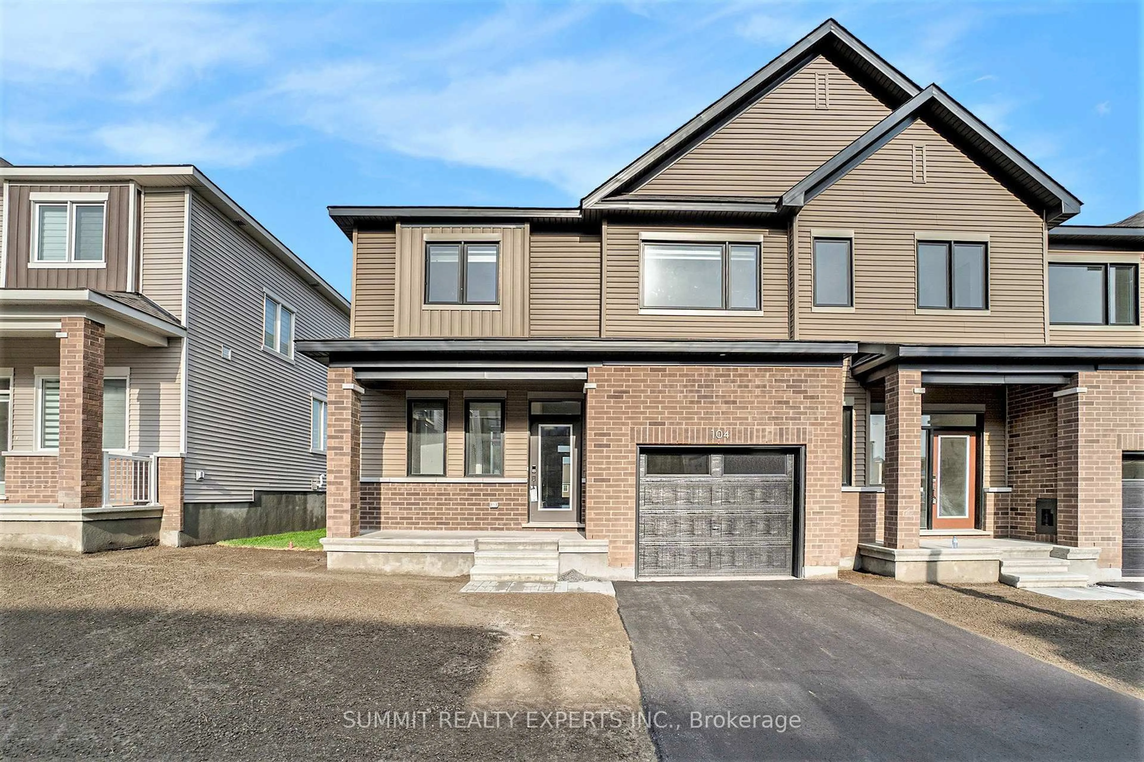 Home with brick exterior material, street for 104 BEEBALM Cres, Ottawa Ontario K2J 7G5