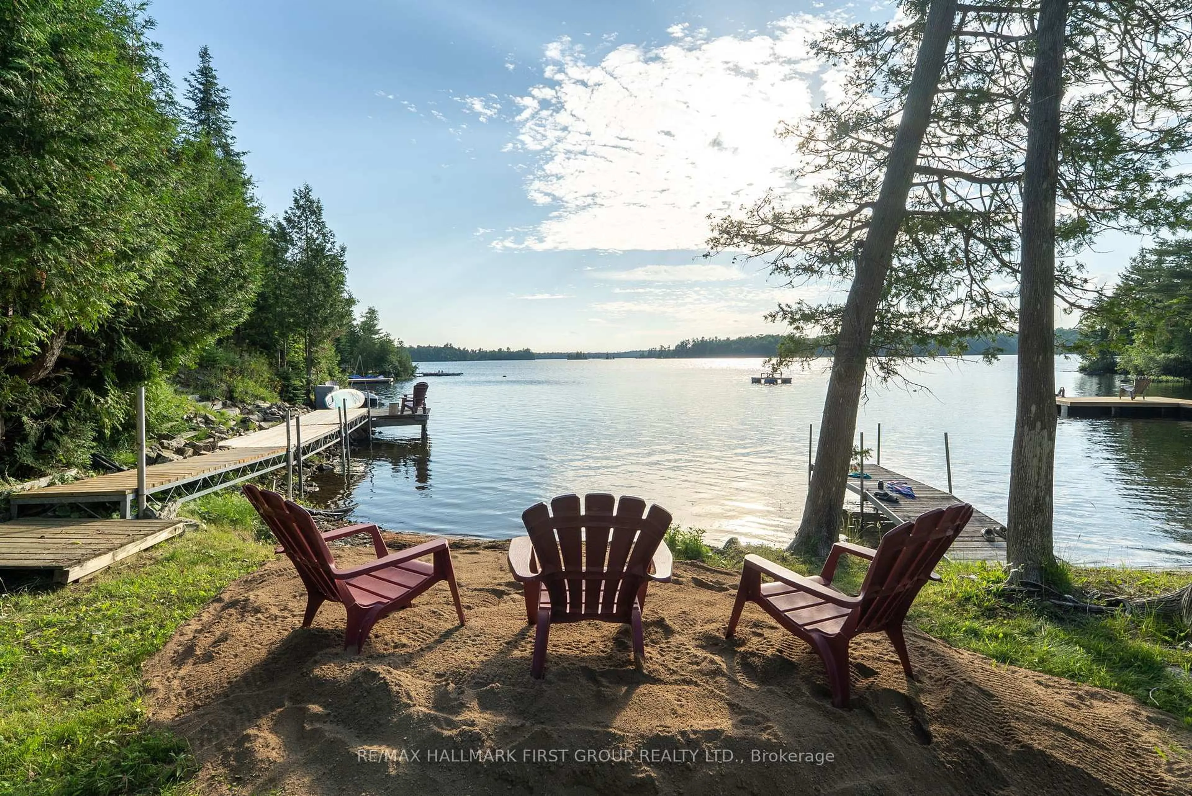 Patio, water/lake/river/ocean view for 402 STEENBURG LAKE Rd, Limerick Ontario K0M 1W0