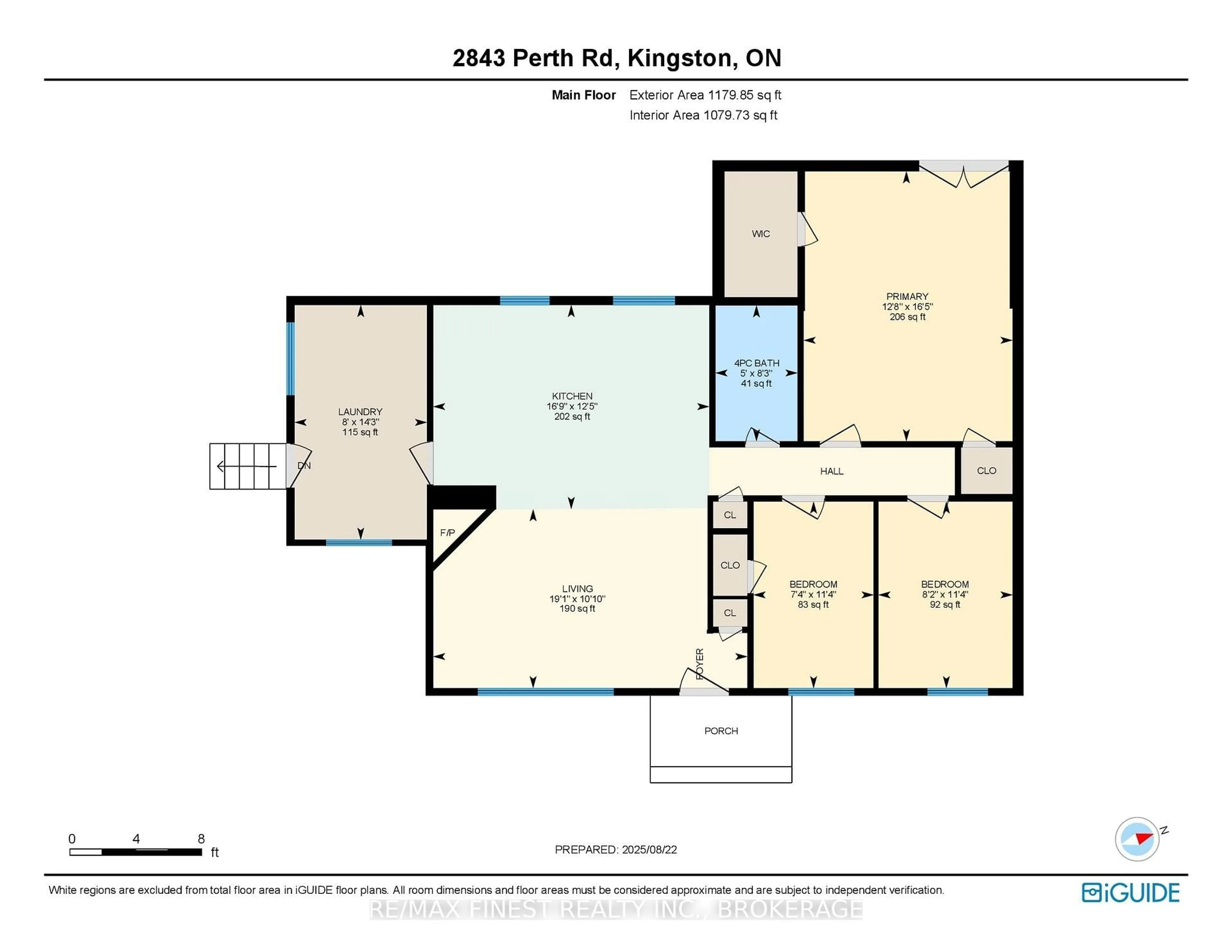 Floor plan for 2843 Perth Rd, Kingston Ontario K0H 1S0