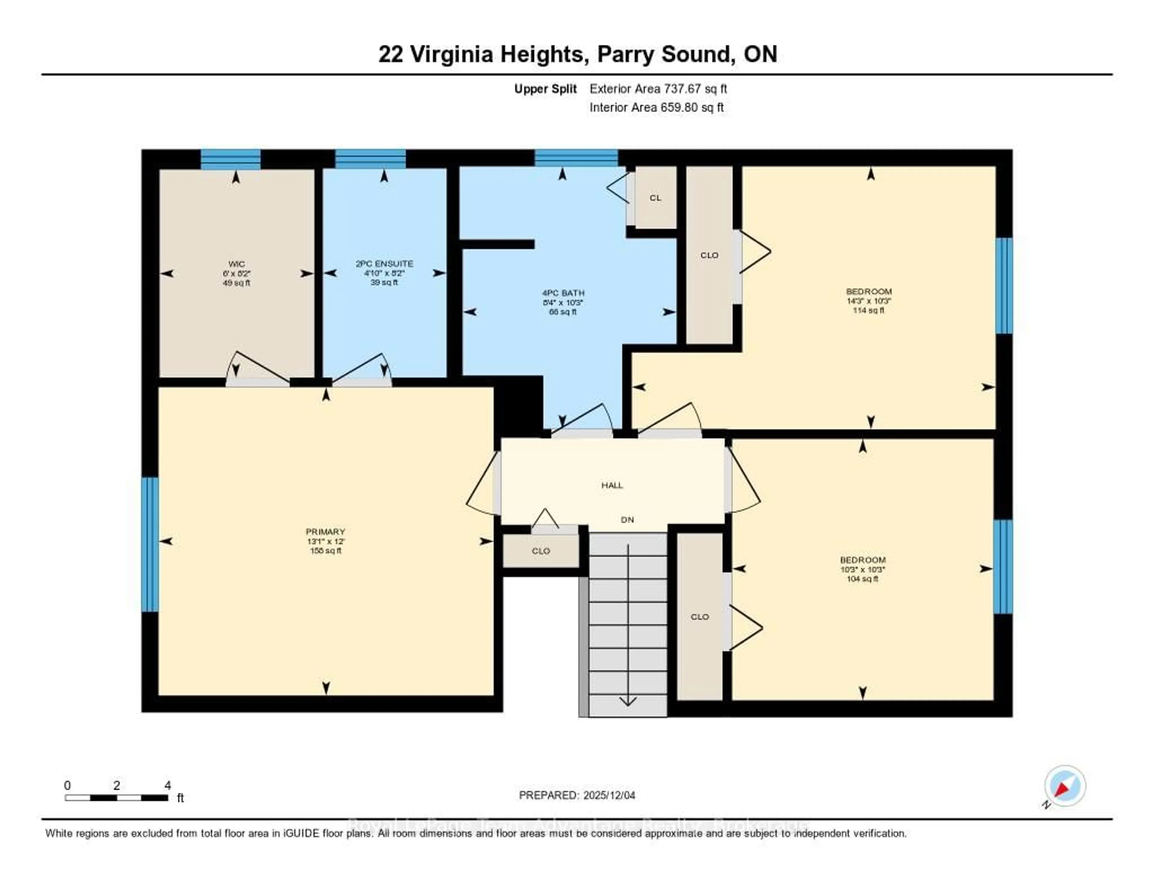 Floor plan for 22 Virginia Hts, Parry Sound Ontario P2A 3A8