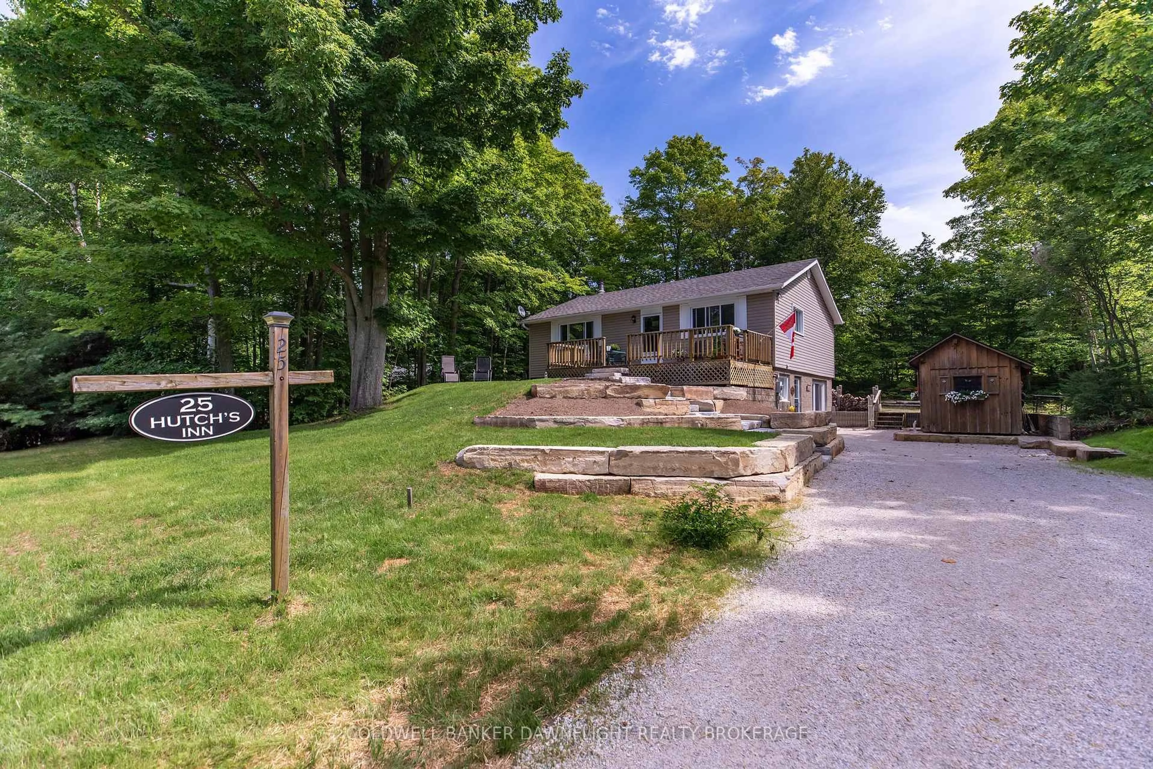 A pic from outside/outdoor area/front of a property/back of a property/a pic from drone, unknown for 25 Emerson Ave, South Bruce Peninsula Ontario N0H 2G0