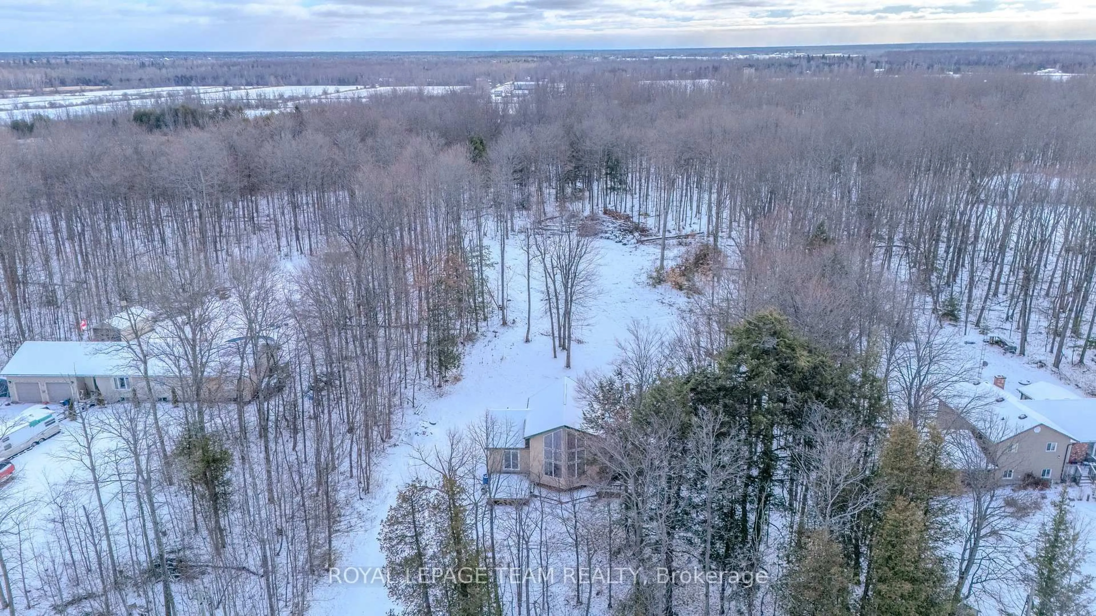 A pic from outside/outdoor area/front of a property/back of a property/a pic from drone, forest/trees view for 685 Kidd Rd, Ashton Ontario K0A 1B0