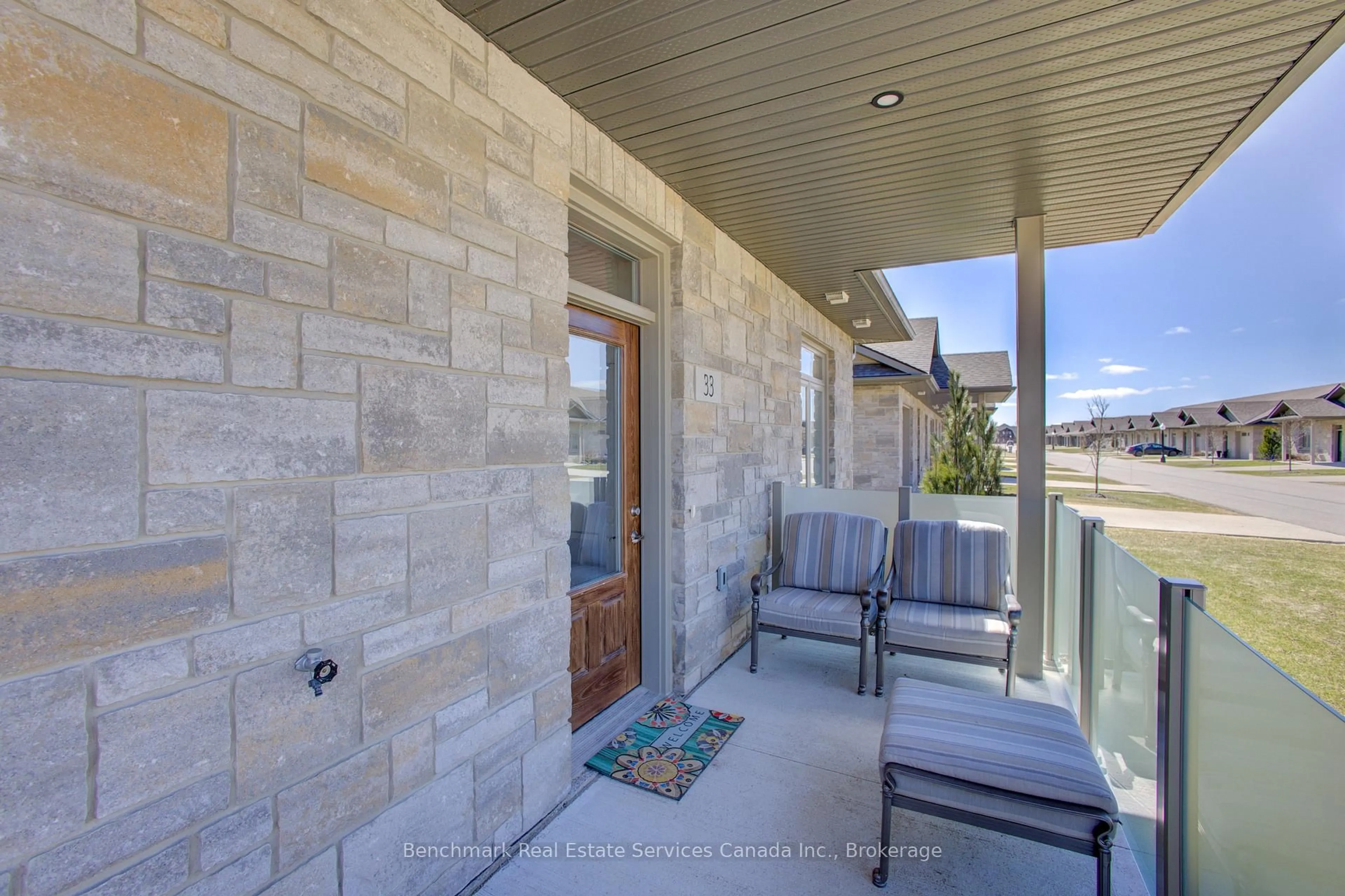 Patio, street for 375 Mitchell Rd #33, North Perth Ontario N4W 0H4