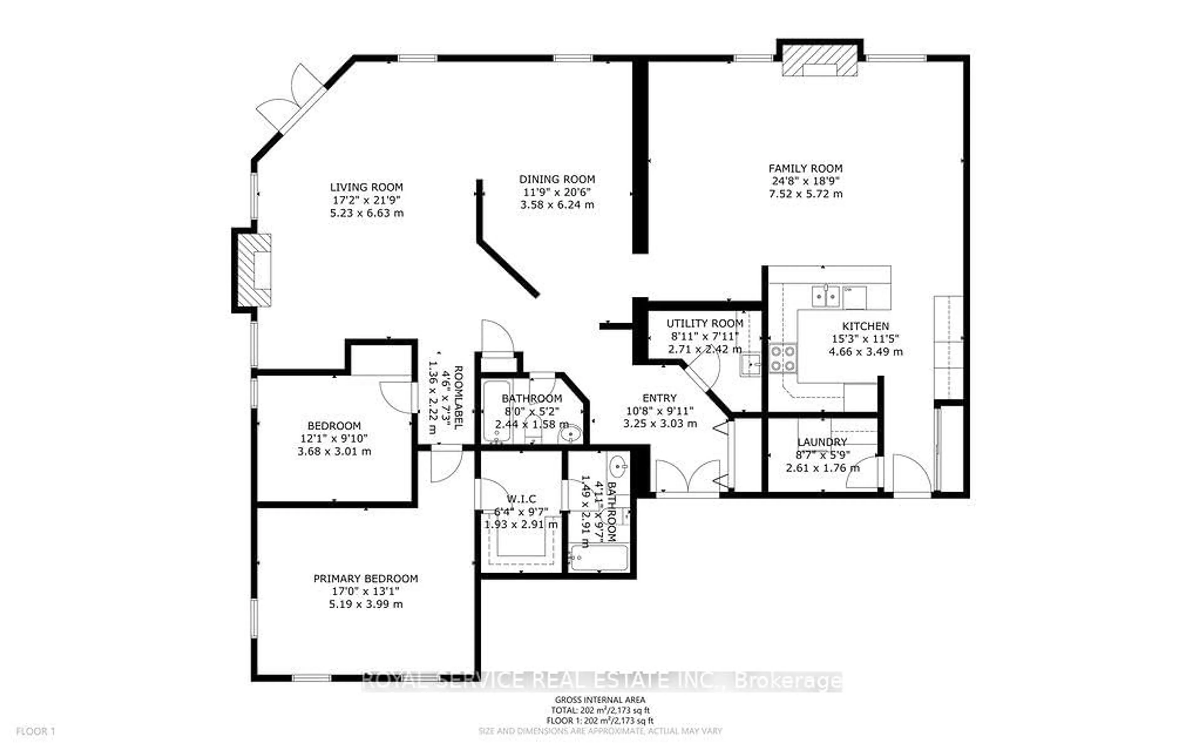 Floor plan for 220 Church St #1, Cobourg Ontario K9A 3V9