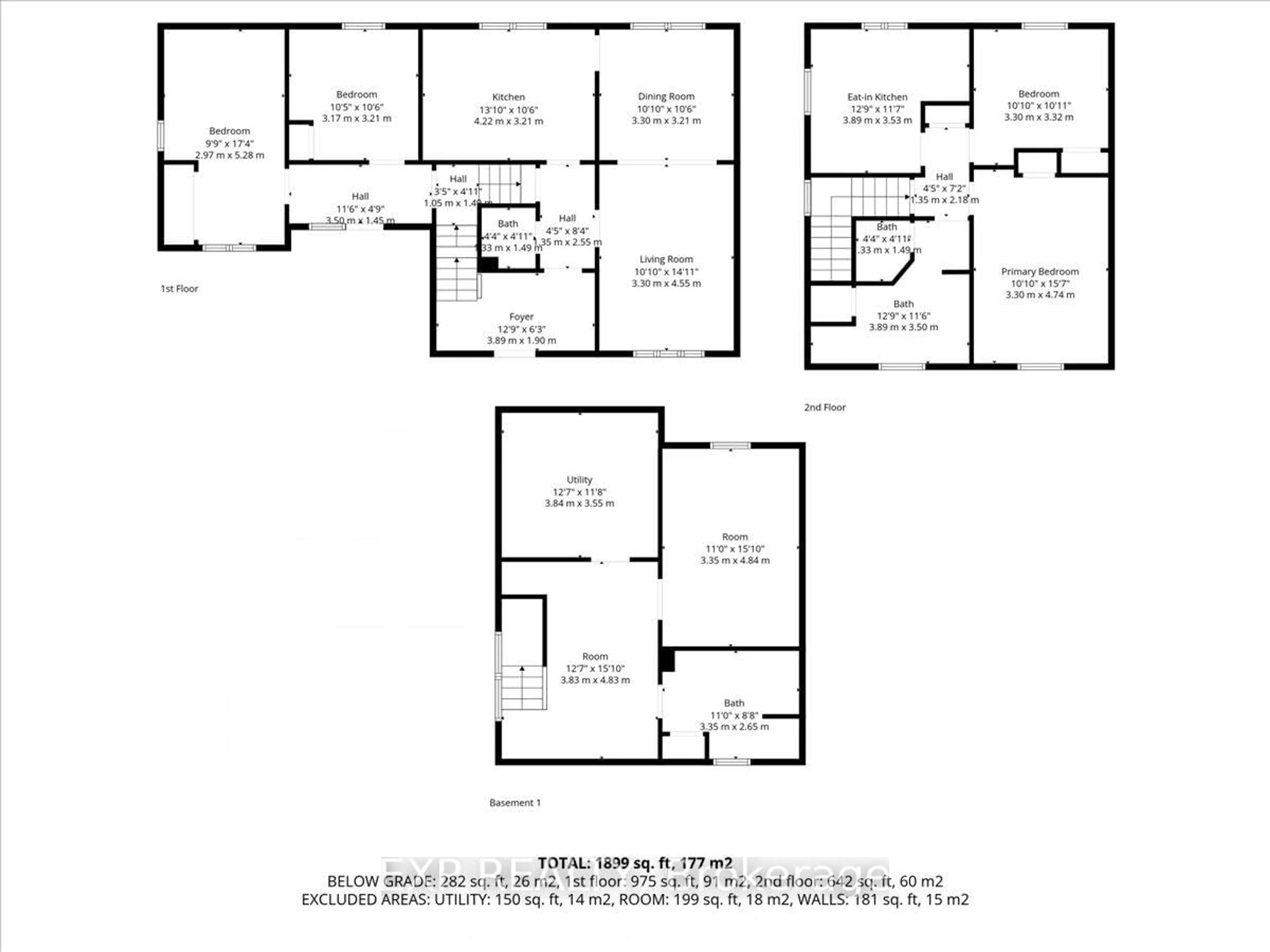 Floor plan for 68 Lyndale Ave, Ottawa Ontario K1Y 2M8